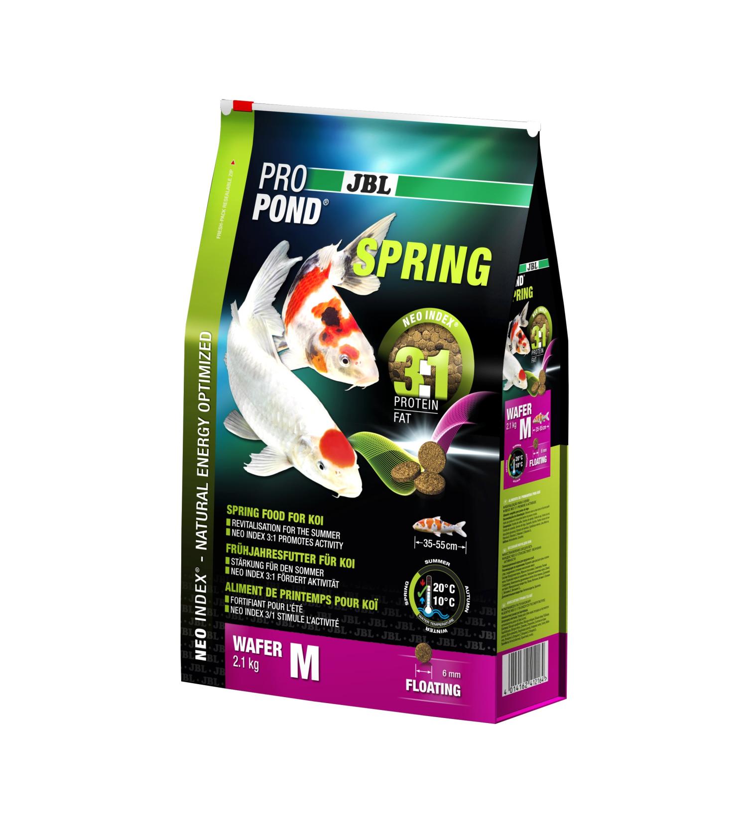 JBL Spring Food for Koi Floating Food Tablets Seasonal Food ProPond Spring Size: M 2.1 kg - Buy Online on GoSupps.com