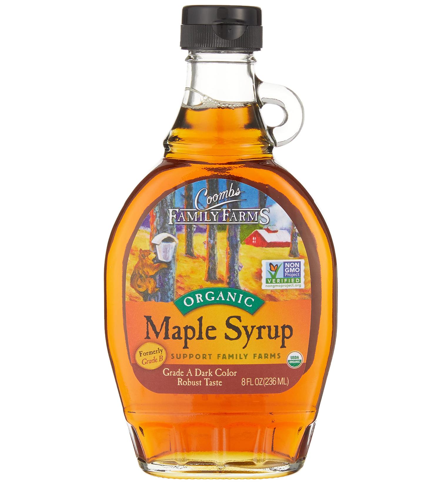 Coombs Family Farms Organic Grade B Maple Syrup - 8 oz - Buy Online on GoSupps.com