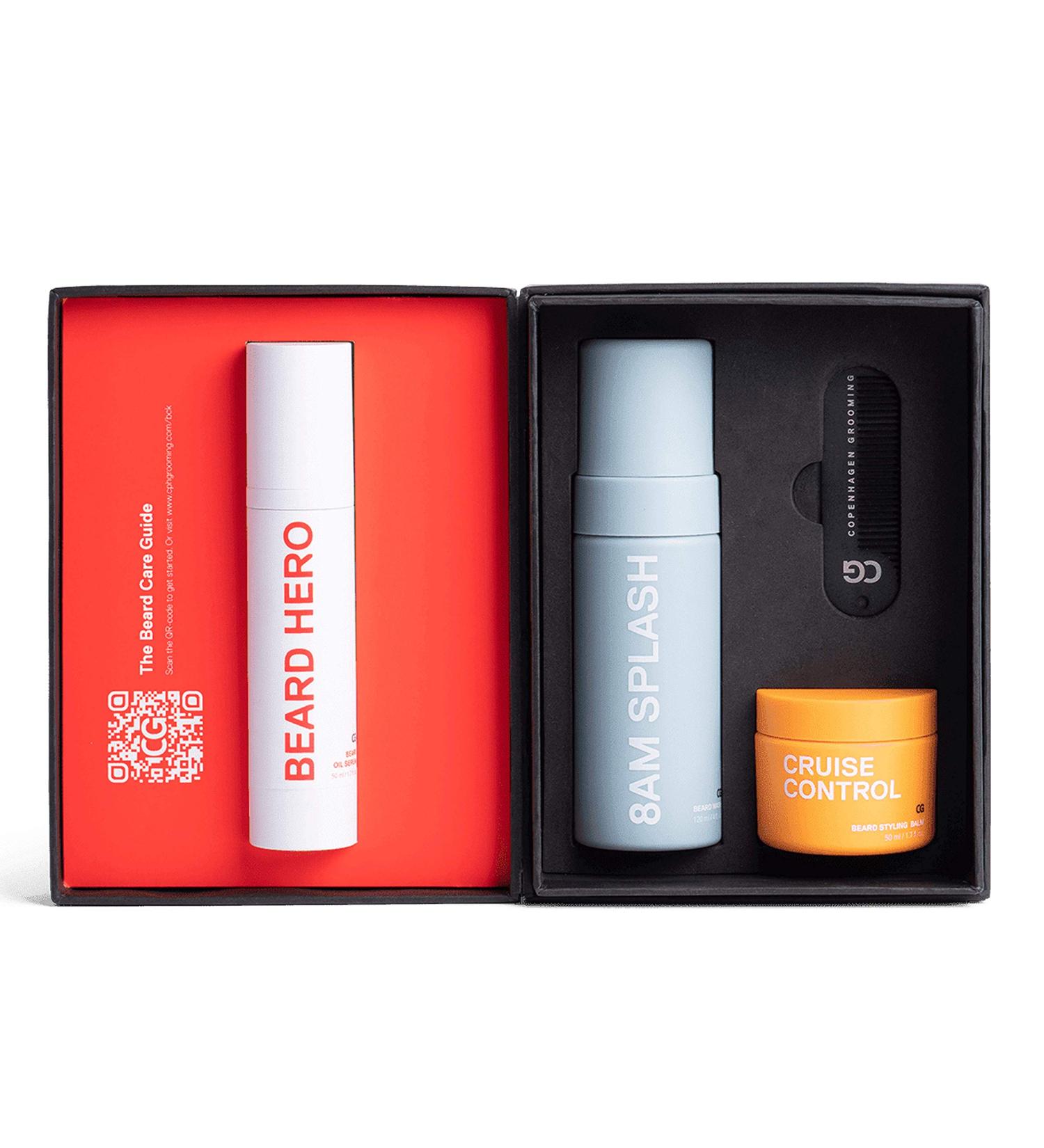 Copenhagen Grooming Beard Care Kit | Complete Men's Beard Set with Beard Oil & Balm - Buy Online on GoSupps.com