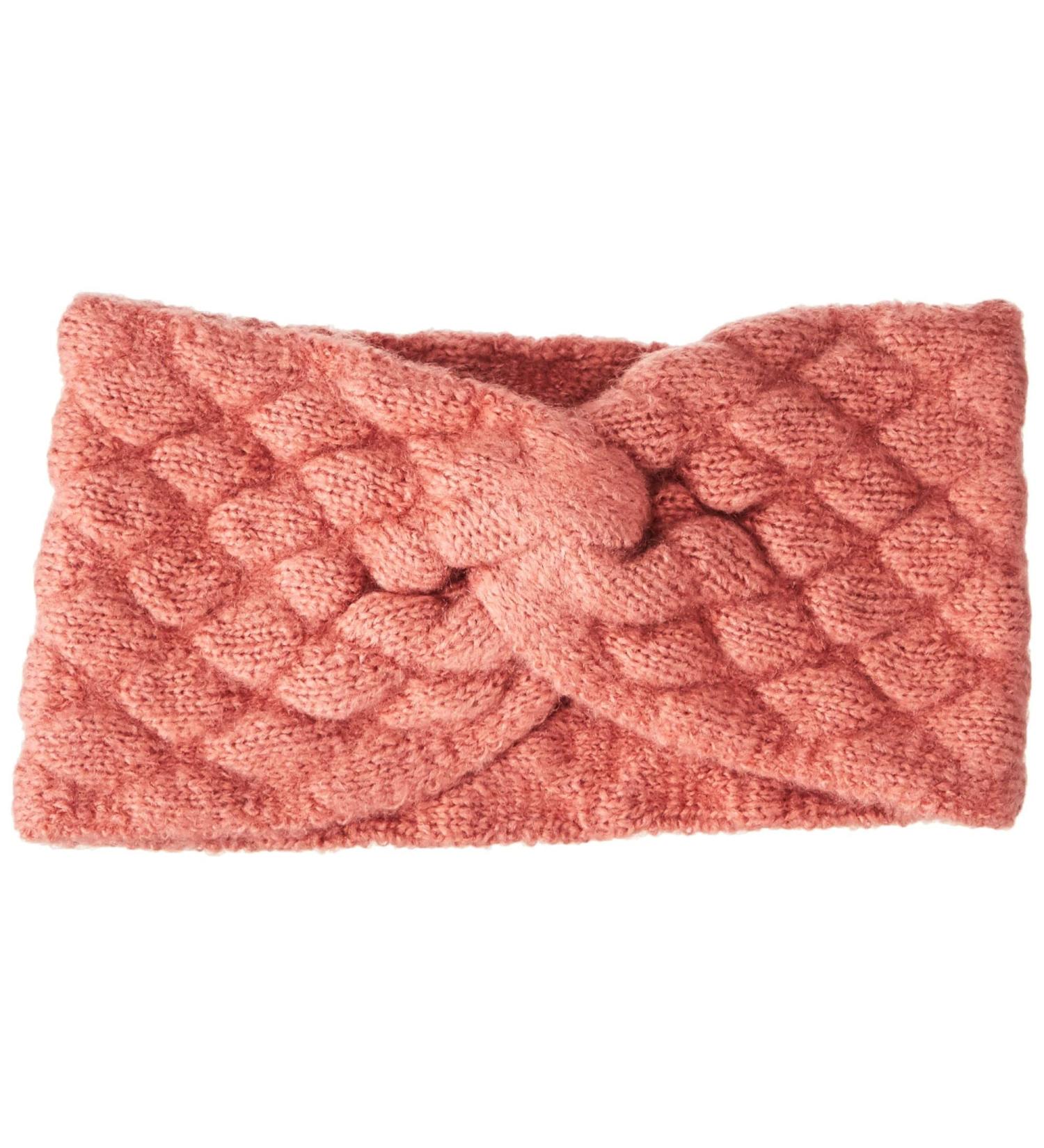 ONLY Women's Onljulia Struc Cc Cold Weather Headband Canyon Rose One Size EU