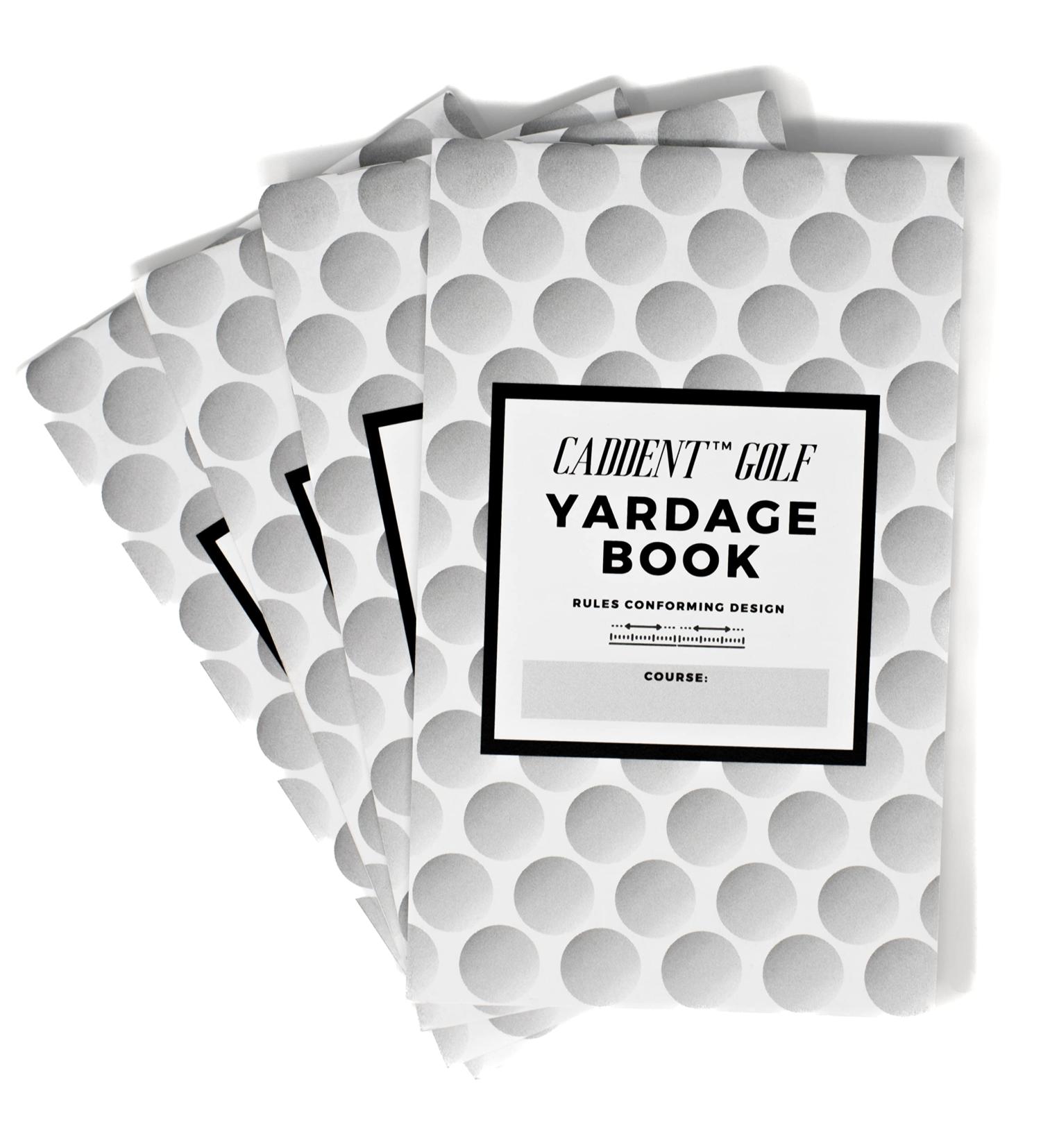 CADDENT GOLF Yardage Book - Golf Journal & Log Book with Club Chart - Pocket Size (4 Pack) - Buy Online on GoSupps.com