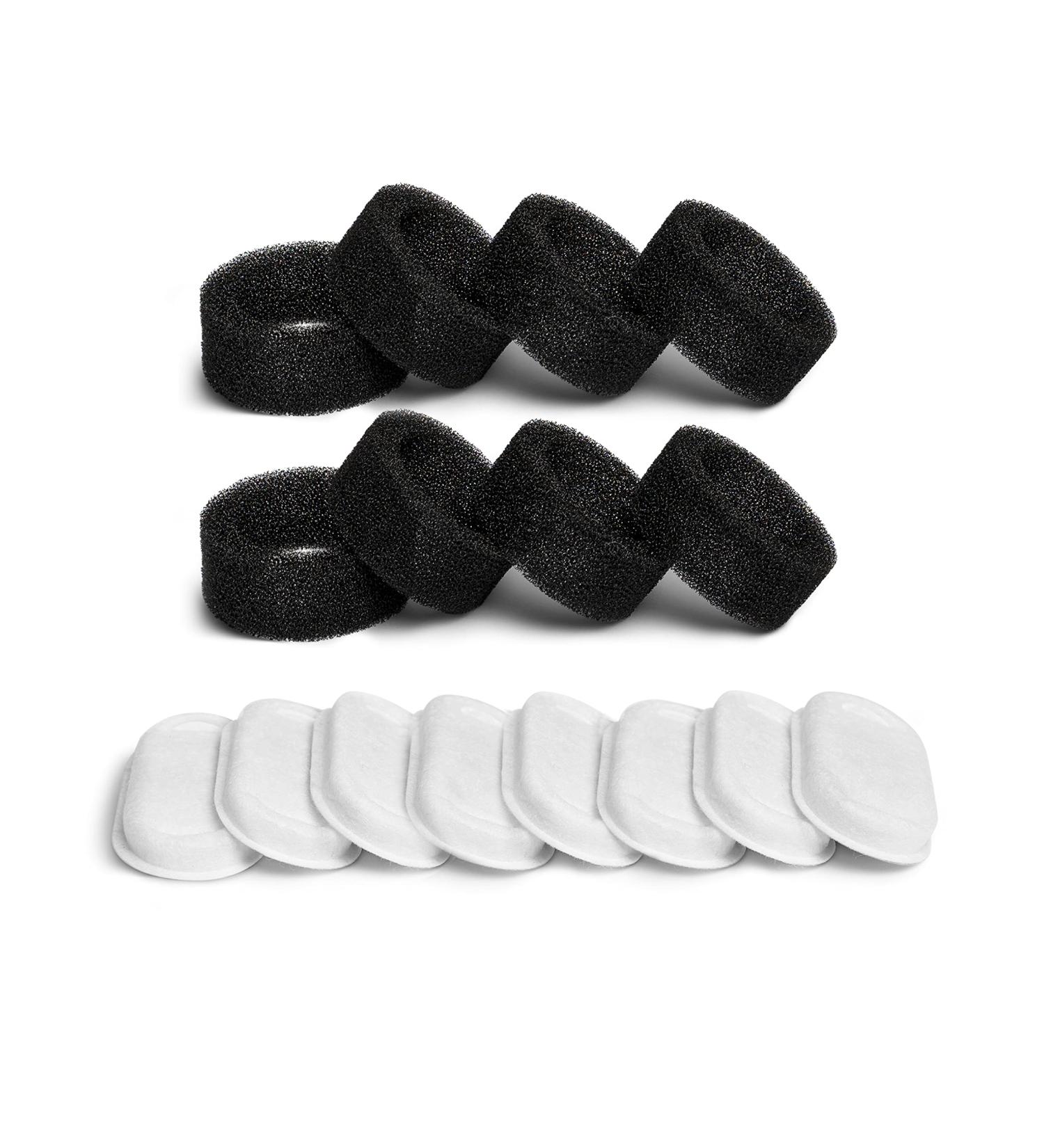 PETLIBRO Replacement Filters for Stainless Steel Cat Water Fountain - 8 Pack | Compatible with 67oz/2L and 101oz/3L Fountains | Adjustable Water Flow, Super Quiet Design | Dog Water Dispenser Accessories - Buy Online on GoSupps.com