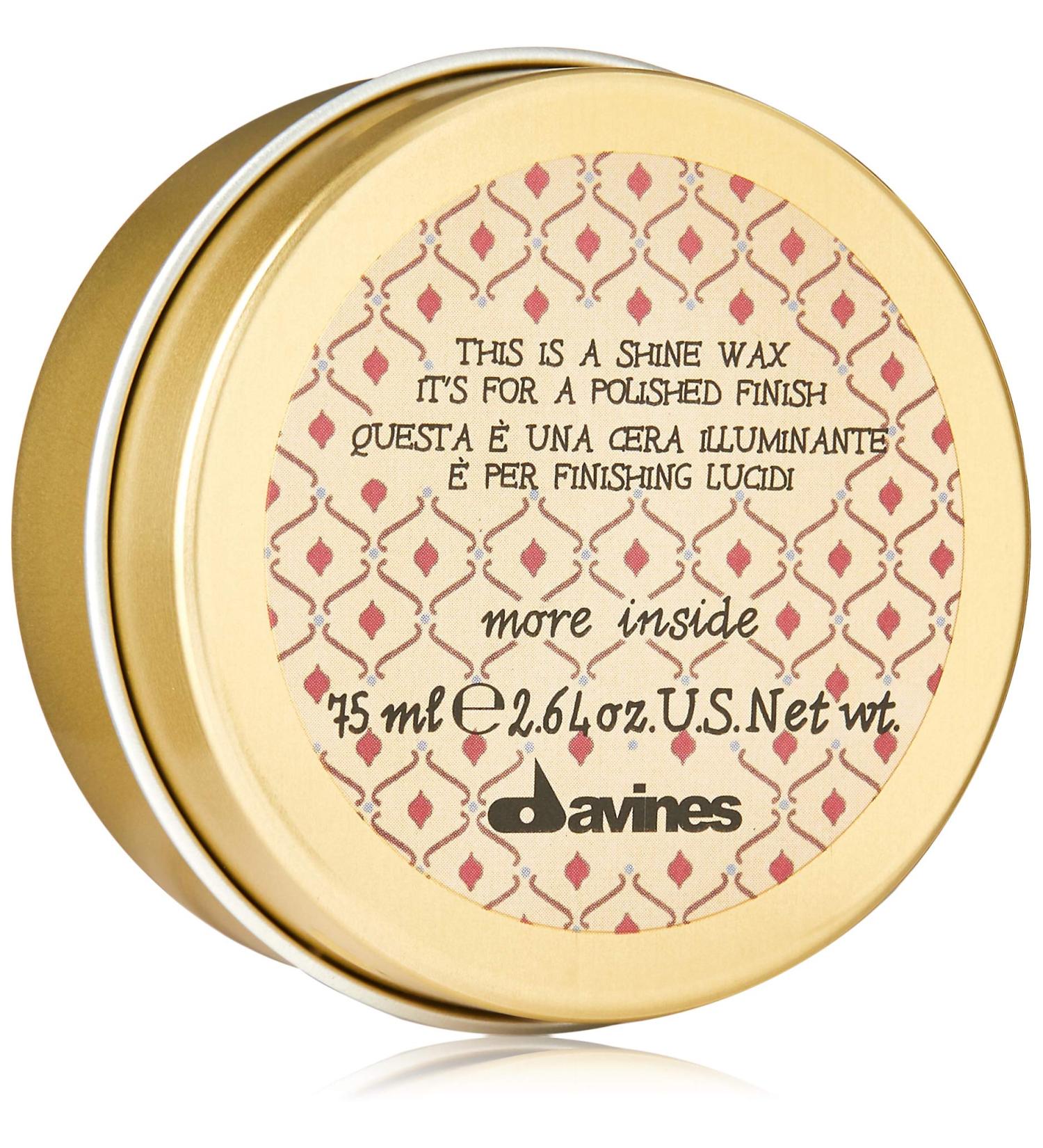 Davines Shine Wax - Light Hold Cream for Glossy & Sleek Styles 2.64 Oz - Buy Online on GoSupps.com