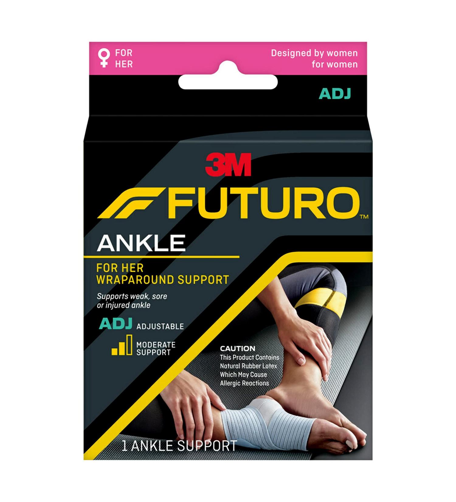 FUTURO For Her Wrap Around Ankle Support S/M Small/Medium - 1 Pack - Buy Online on GoSupps.com