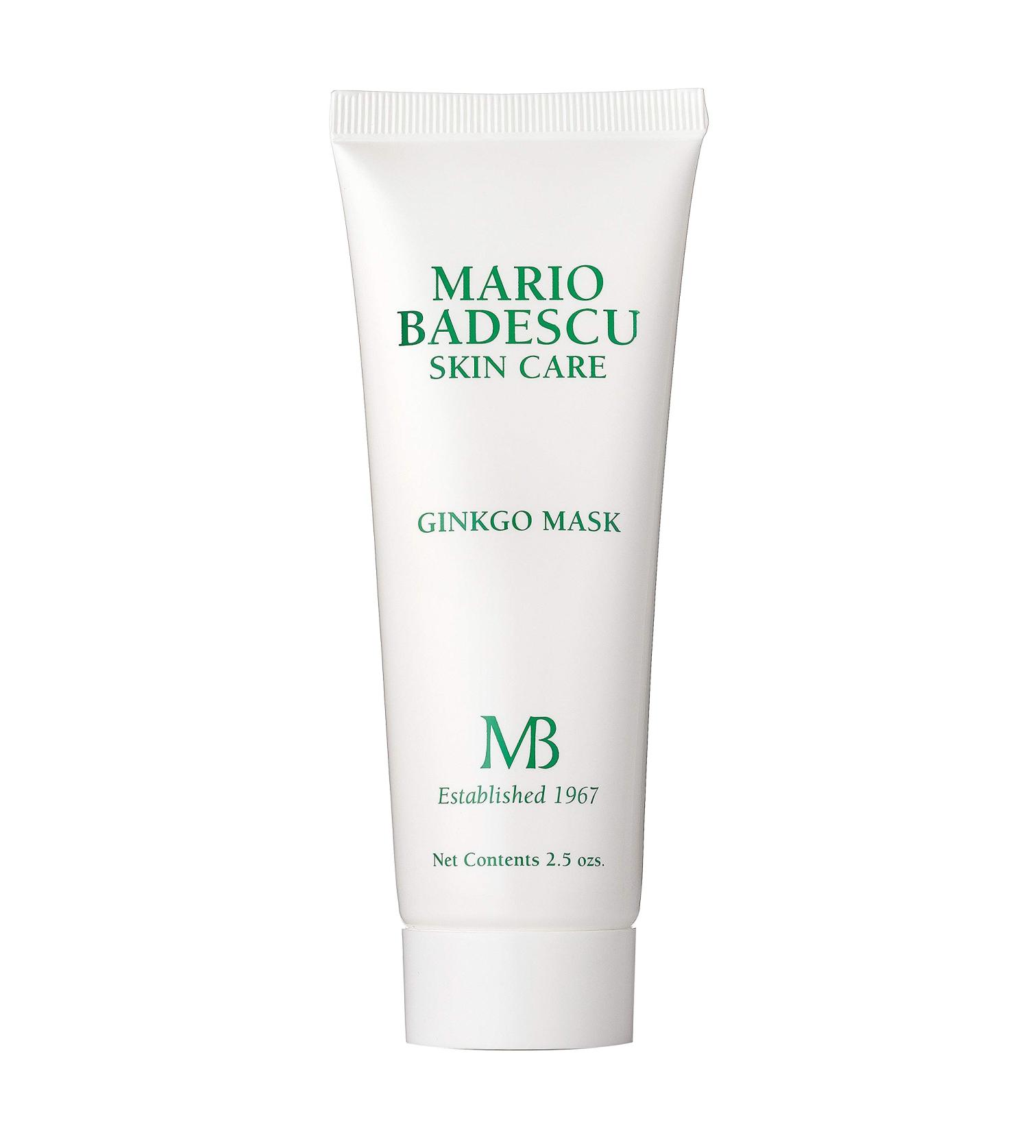 Mario Badescu Ginkgo Mask - Hydrating Facial Mask for Men & Women | Nourishing Shea Butter & Vitamin E for Radiant Skin (2.5 Oz - Buy Online on GoSupps.com