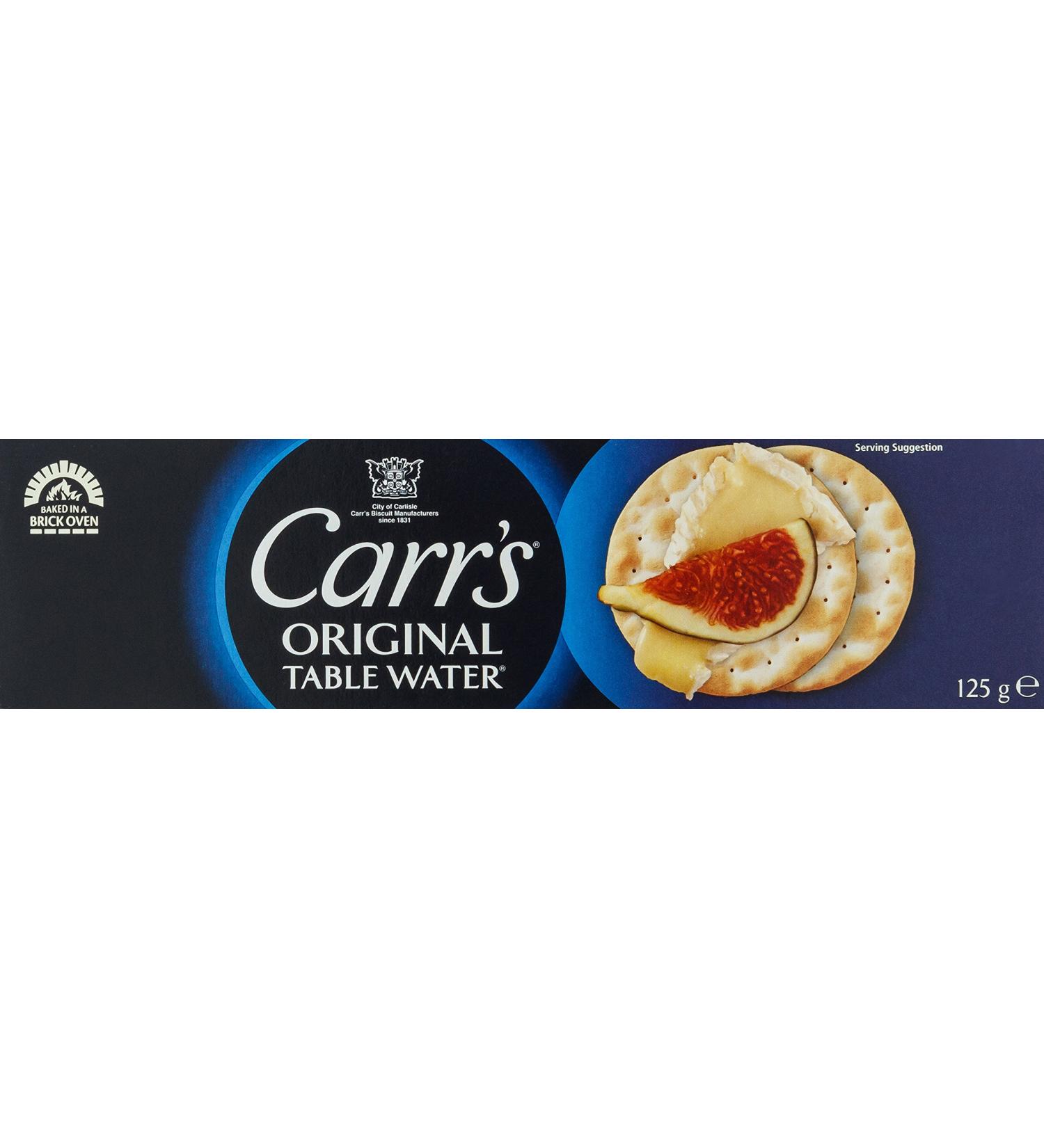 Carrs Table Water Biscuits 125g - High Quality Crackers for Cheeseboards - Buy Online on GoSupps.com
