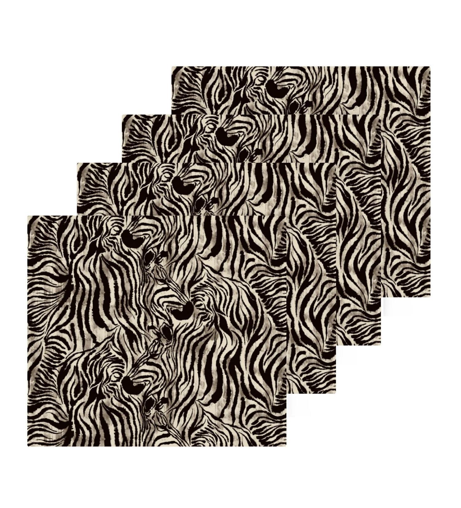 SUABO Leopard Cotton Washcloths Set - 6 Pack 12x12 Inch Absorbent Face Cloths for Bathroom, Spa, Kitchen - Quick Drying Fingertip Towels with Leopard Spot Zebra Design - Buy Online on GoSupps.com