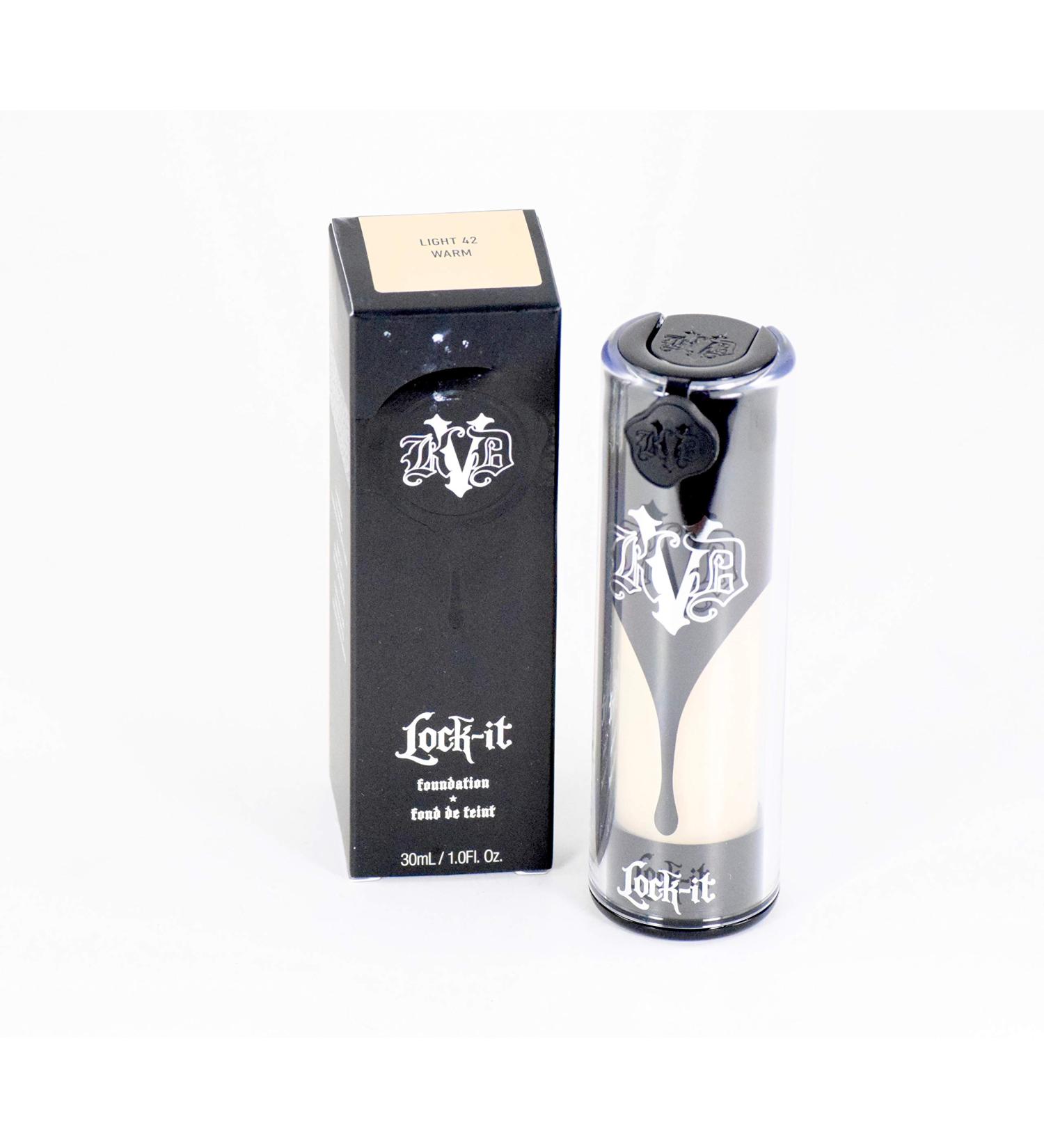 Kat Von D Lock-It Foundation 24-hour Wear Full Coverage Matte Finish Light 42 Warm