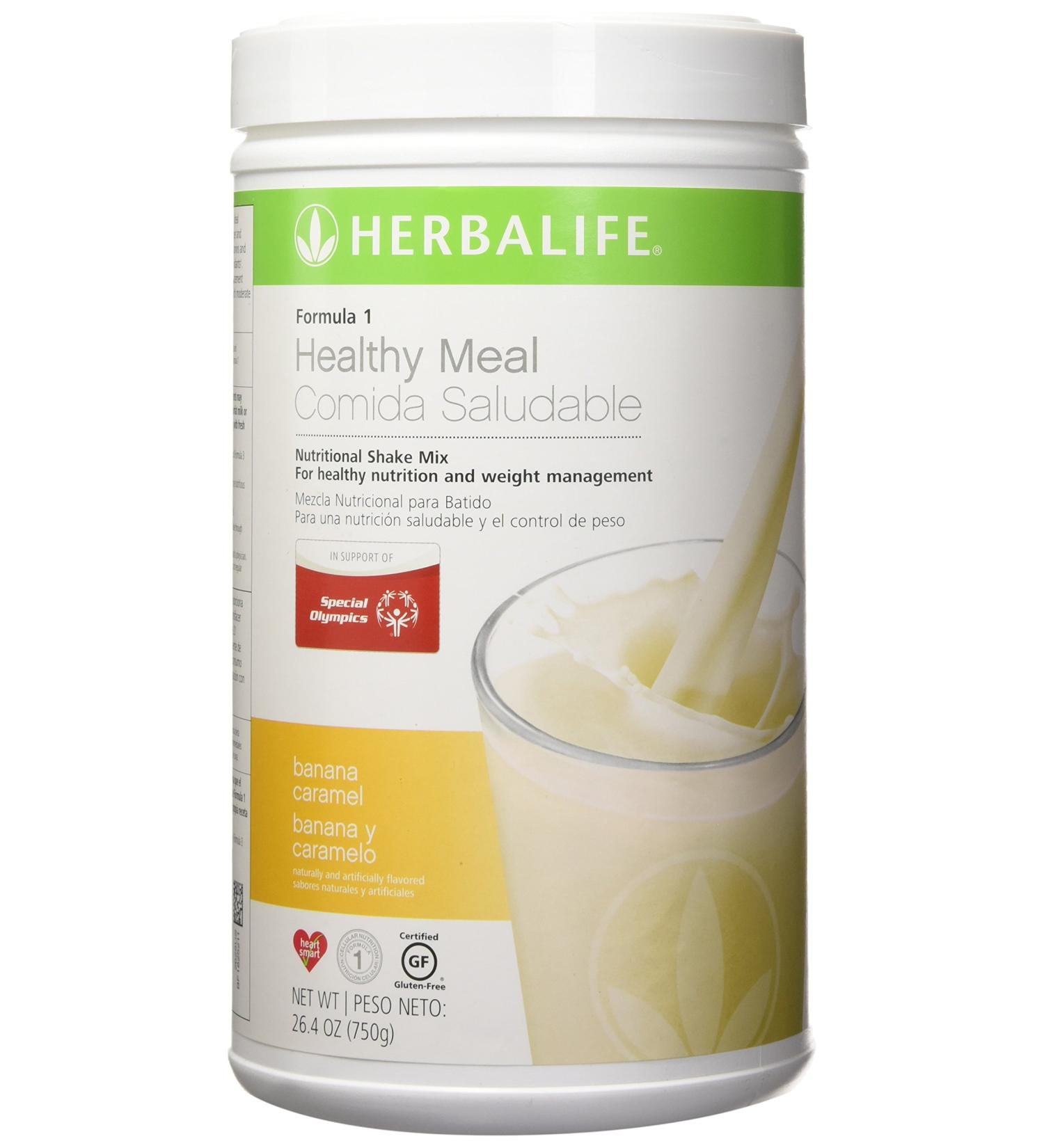 Banana Caramel Healthy Meal Nutritional Shake Mix - 26.4oz (1.65lb) - Pack of 1 - Buy Online on GoSupps.com