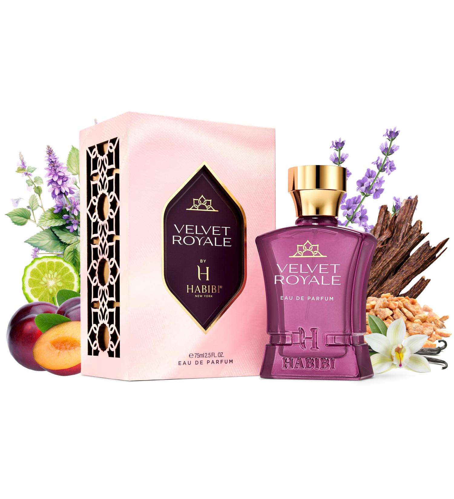 Velvet Royale Vanilla Perfume For Women Sophisticated Powdery Violet - Expertly Blended with Notes of Patchouli Oud Feminine Women's Eau de Parfum - Buy Online on GoSupps.com