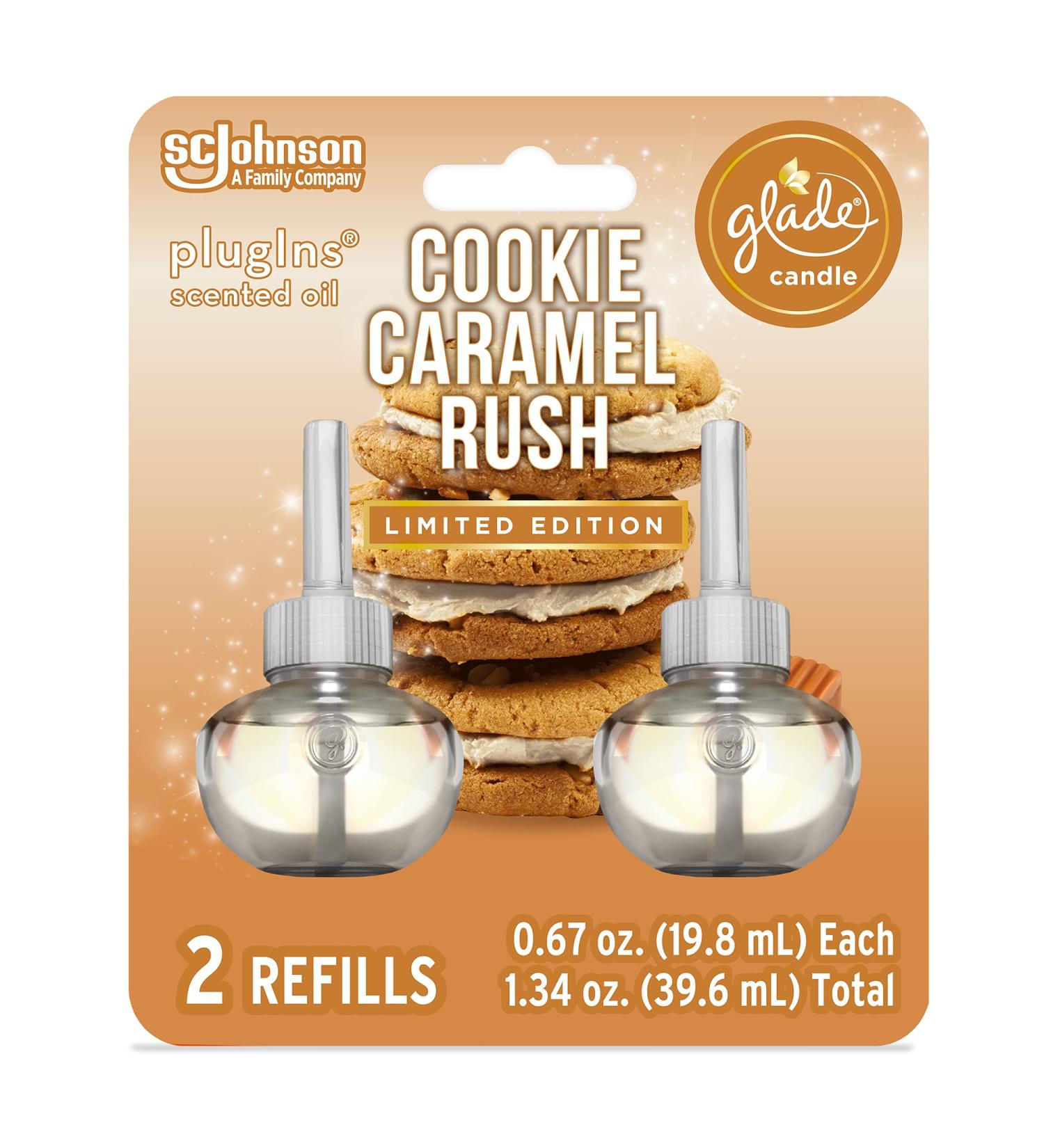 Glade PlugIns Cookie Caramel Rush Air Freshener Starter Kit with Vanilla Refills - 0.67 Fl Oz - Buy Online on GoSupps.com