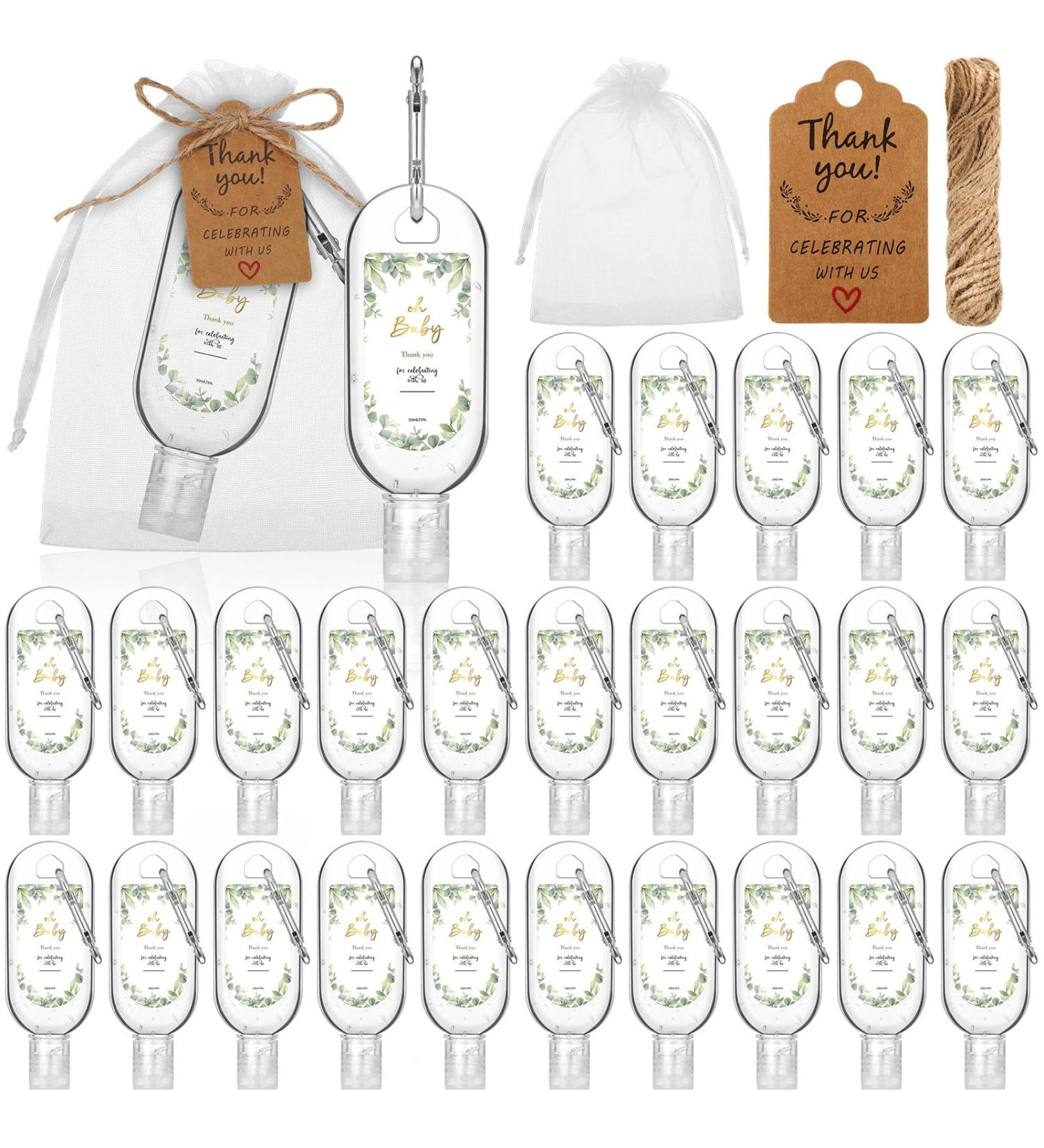 36 Sets Baby Shower Favors - Mini Hand Sanitizer Bottles for Guests | Travel Size Thank You Gifts - Buy Online on GoSupps.com