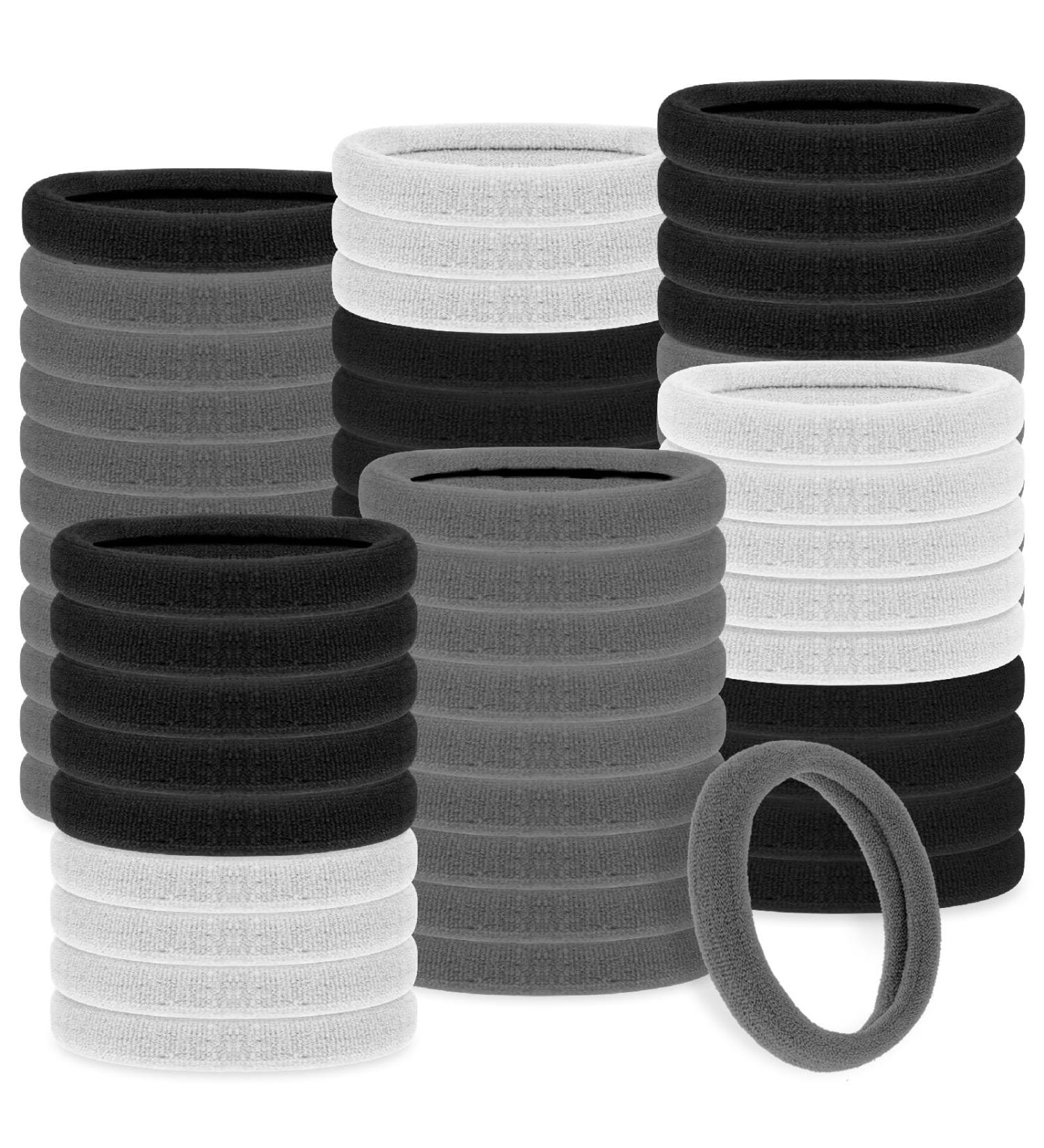 Buy Cobee 100 Pieces Hair Ties for Women - Elastic Ponytail Holders & Hair Accessories (Black White Gray) | Durable & Stylish - Shop Now! - Buy Online on GoSupps.com