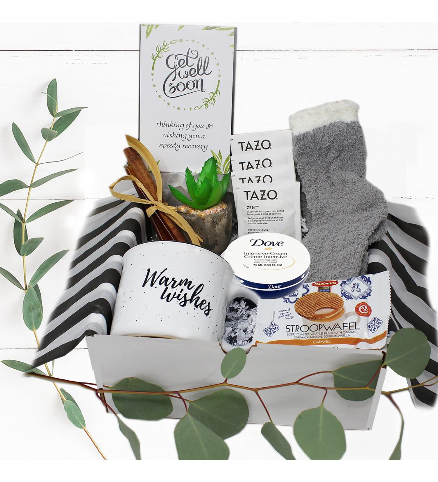 Women's Get Well Soon Care Package for Recovery - Encouragement Gift Basket for Surgery, Cancer, Injury, Hospital Stay - Includes Snacks, Personal Care Items - Ideal for Friends, Moms, Girlfriends - Buy Online on GoSupps.com