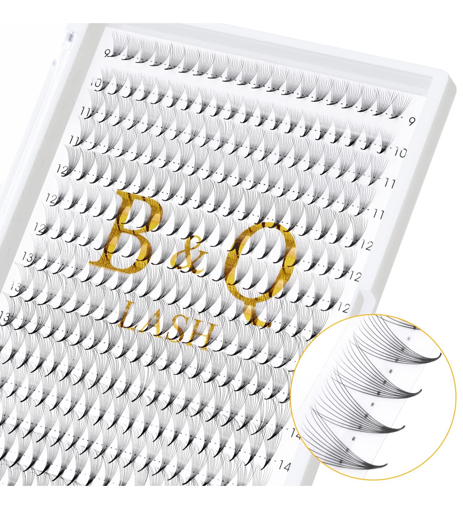Premade Fans Eyelash Extensions 12D-0.05C-15mm 320 Fans Pointy Base Premade Lash Extensions Fans B&Q Premade Volume Eyelash Extensions 7D 8D 10D Eyelash Extension Premade Fans (12D-0.05C,15mm) 12D-C-0.05-320FANS 15 mm