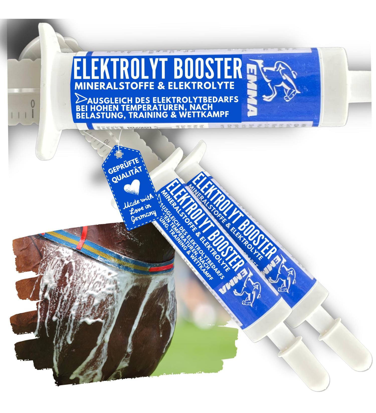 Emma Electrolyte Horse Paste with Vitamins - B Complex Sodium Potassium & Magnesium for Recovery Diarrhea Relief & Mineral Support - Buy Online on GoSupps.com