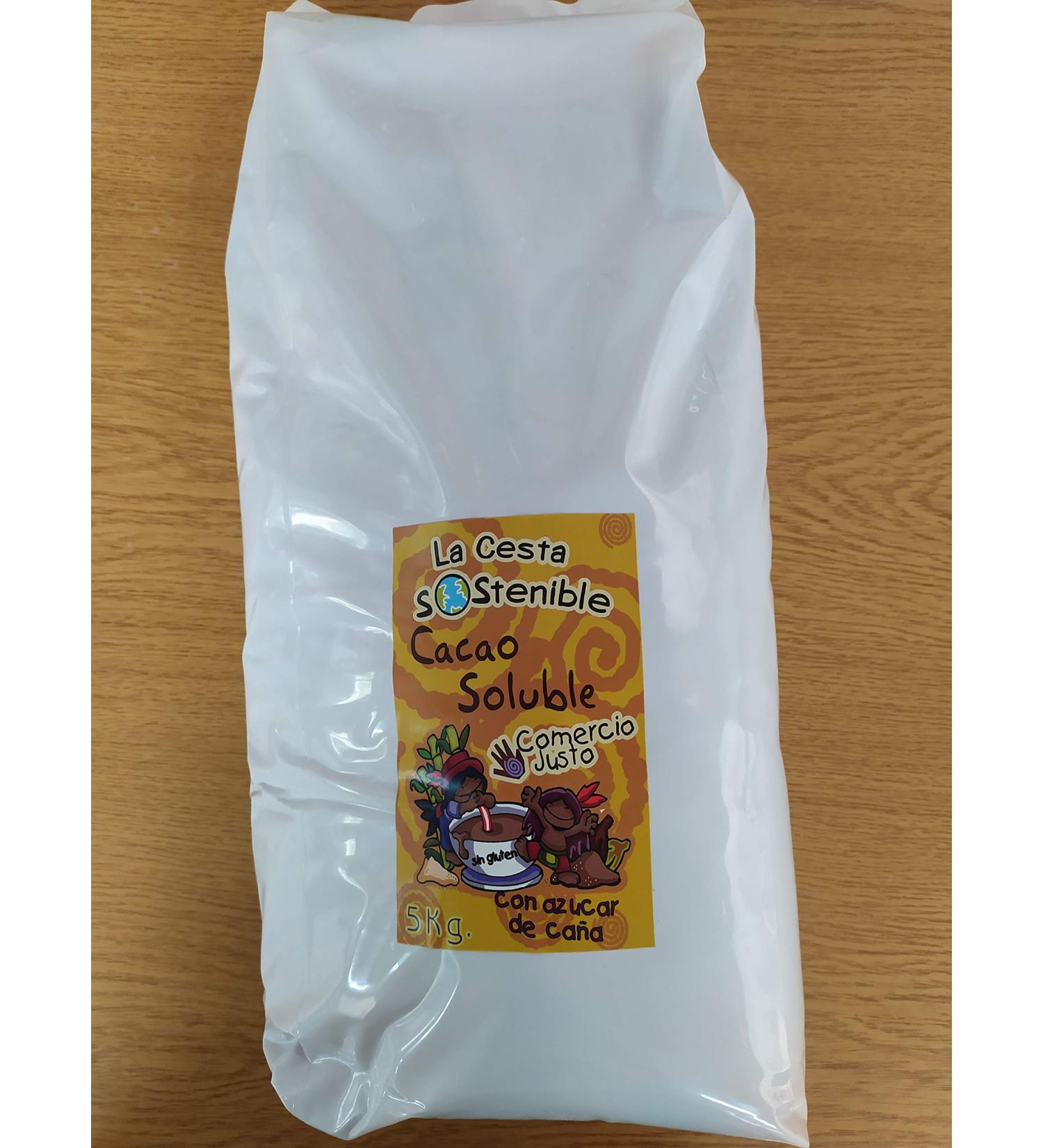 INSTANT COCOA 5KG JUSTO TRADE SUSTAINABLE BASKET.