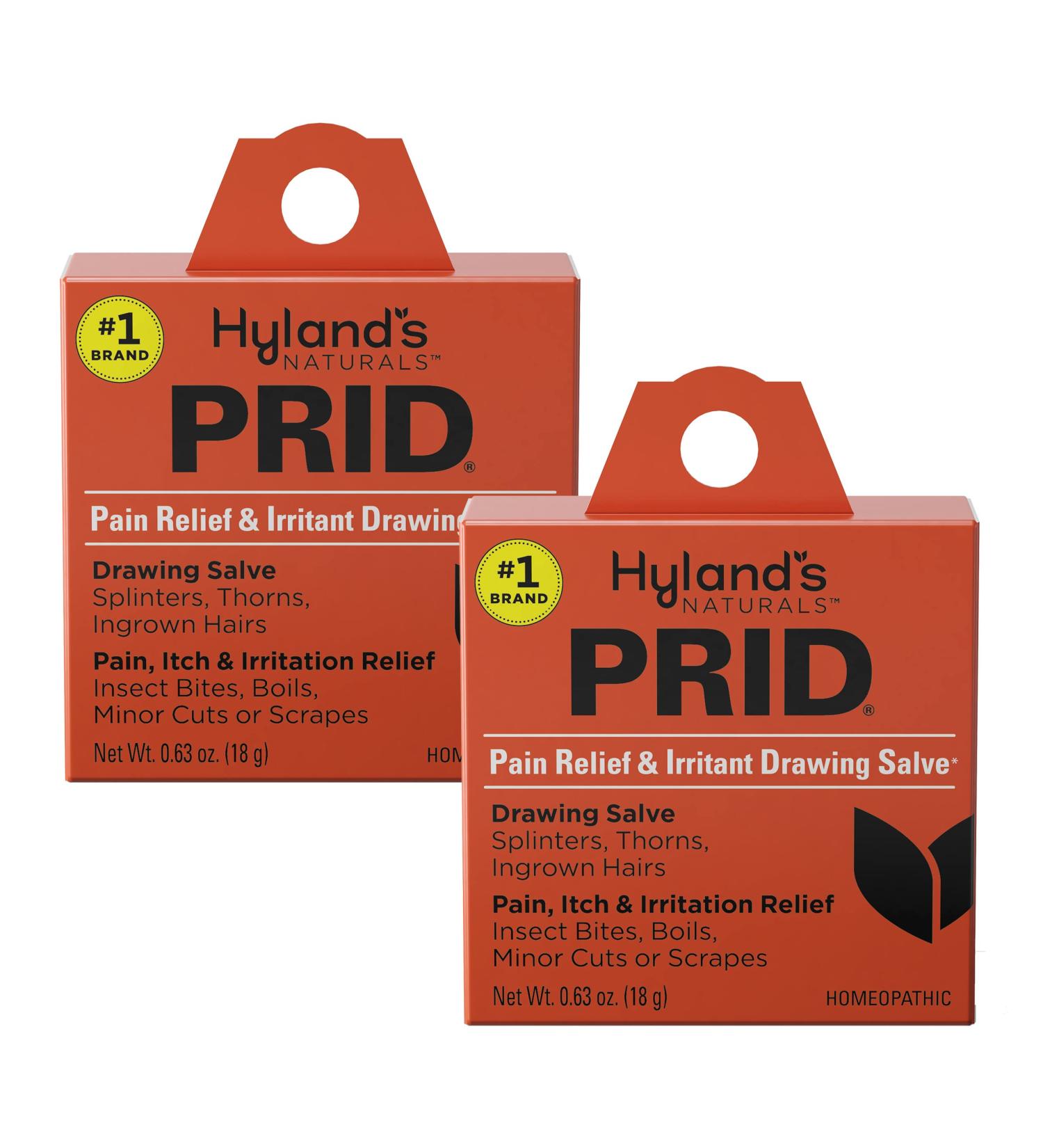 Hyland's PRID Drawing Salve Naturals - 2 Pack | Fast-Acting Relief for Skin Irritations - Buy Online on GoSupps.com