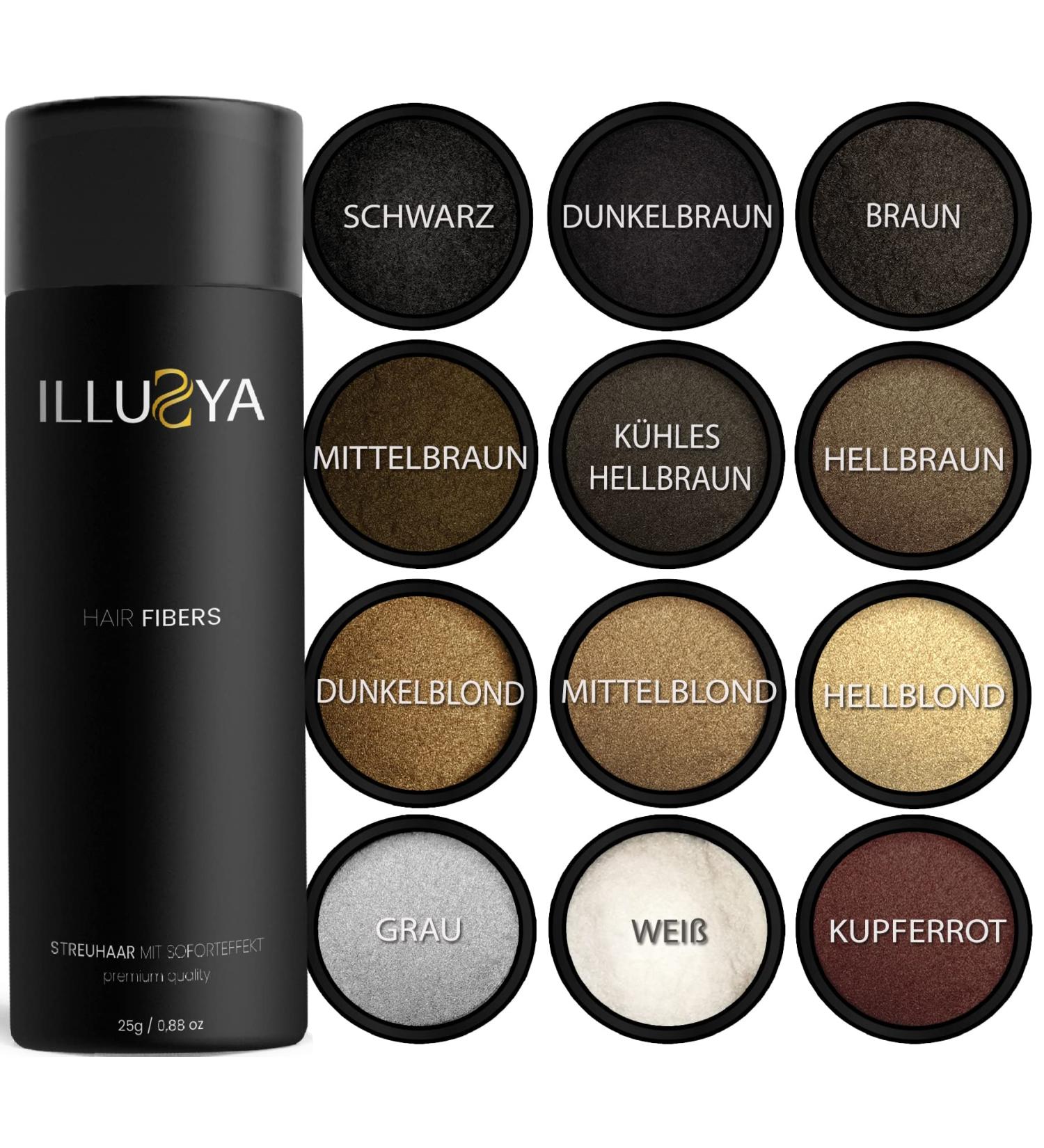 ILLUSYA Loose Hair Fibers - Premium Hair Thickening for Instant Volume | Light Blonde (9) - Buy Online on GoSupps.com