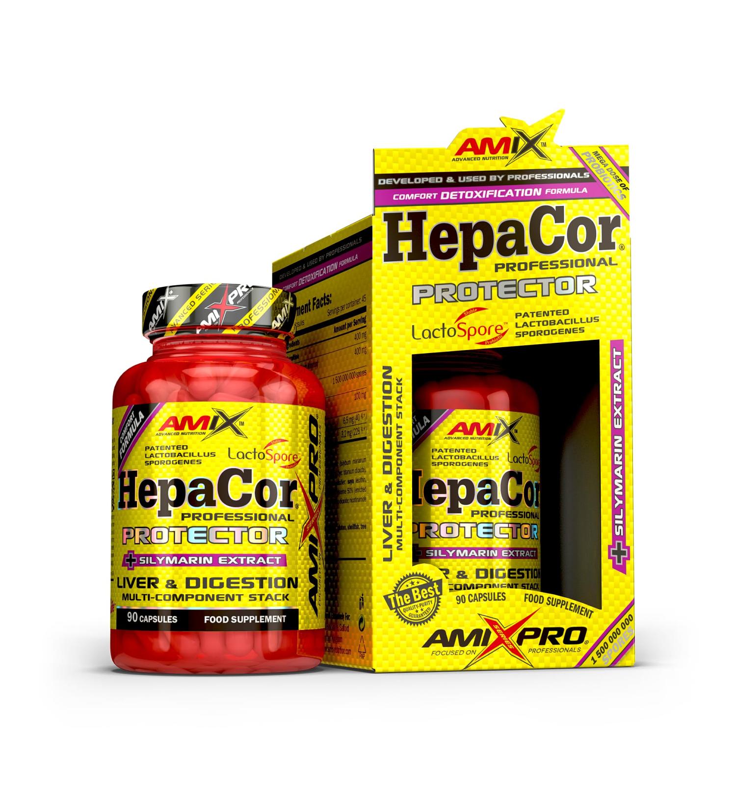 AmiXpro serie HepaCor Protector 90 capsulas Amix Pro - Buy Online on GoSupps.com