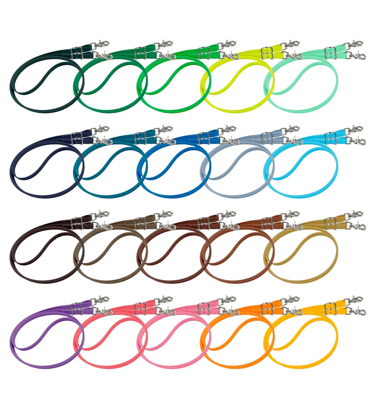 Buy Organic Closed Horse Reins - 2.50 to 3m 12-19mm Biothane Waterproof & Dirt-Repellent Available in 20 Colors - Buy Online on GoSupps.com
