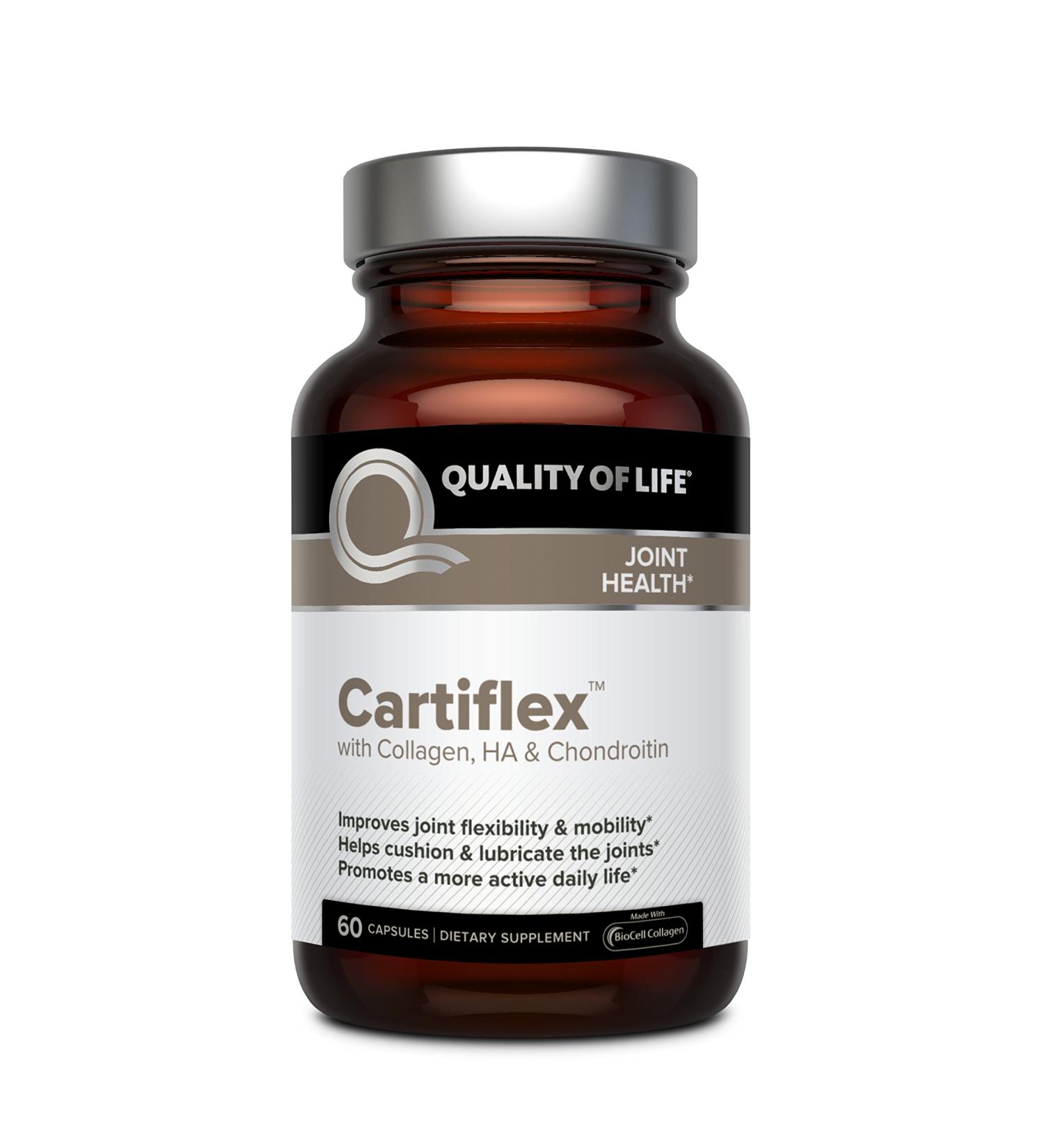Cartiflex 60 Capsules - Quality of Life Labs for Joint Support & Mobility - Buy Online on GoSupps.com