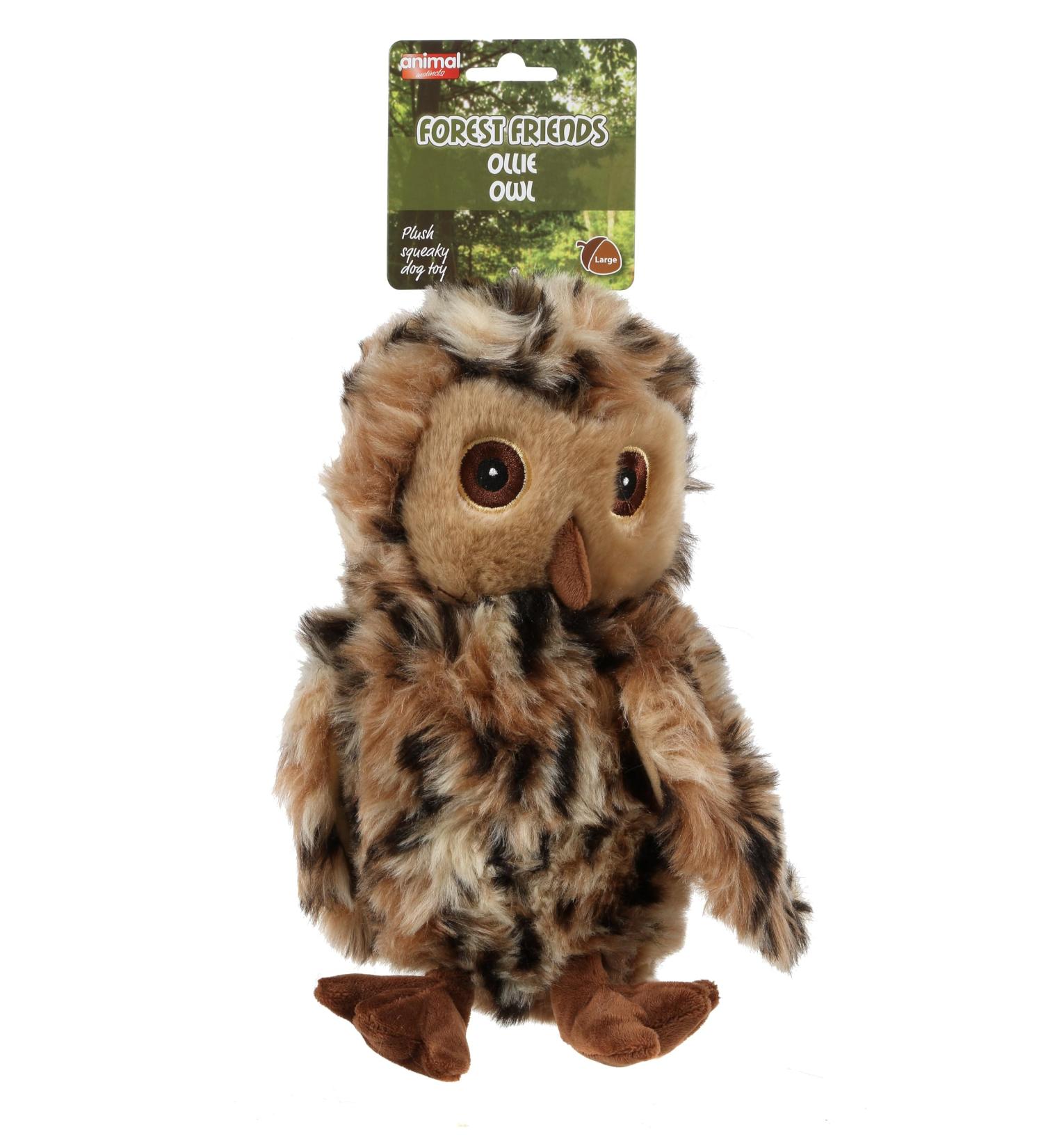 Shop Animal Instincts Forest Friends Ollie Owl - Large Plush Toy for International Shipping - Buy Online on GoSupps.com