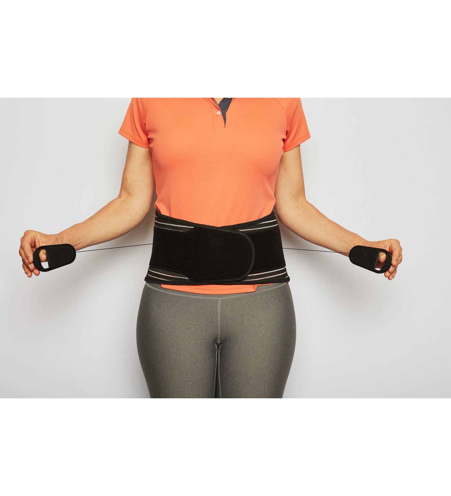 Comfort Compression Back Brace - XSmall (18-25 Waist) | Supportive Black Lower Back Brace for Pain Relief & Active Lifestyle - Buy Online on GoSupps.com