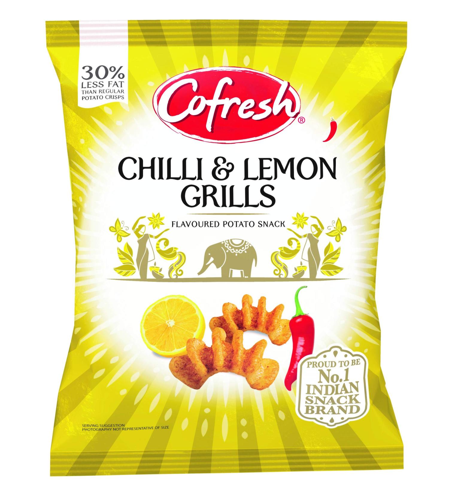  Cofresh Cofresh Pack of 12 Chili and Lemon Grills 80g - Buy Online on GoSupps.com