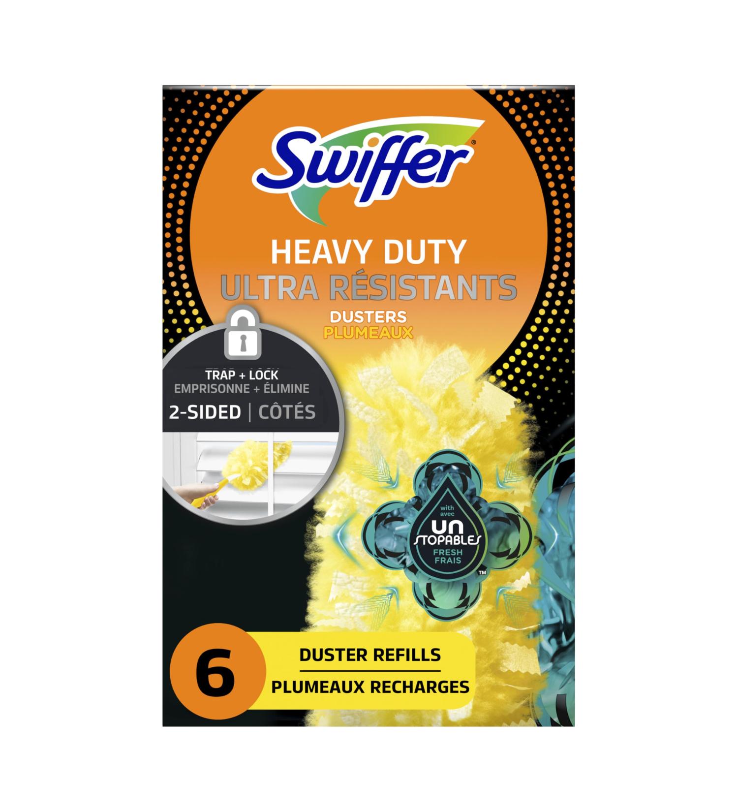Swiffer Dusters Multi-Surface Heavy Duty Duster Refills Unstopables Fresh Scent 6 Count - Buy Online on GoSupps.com