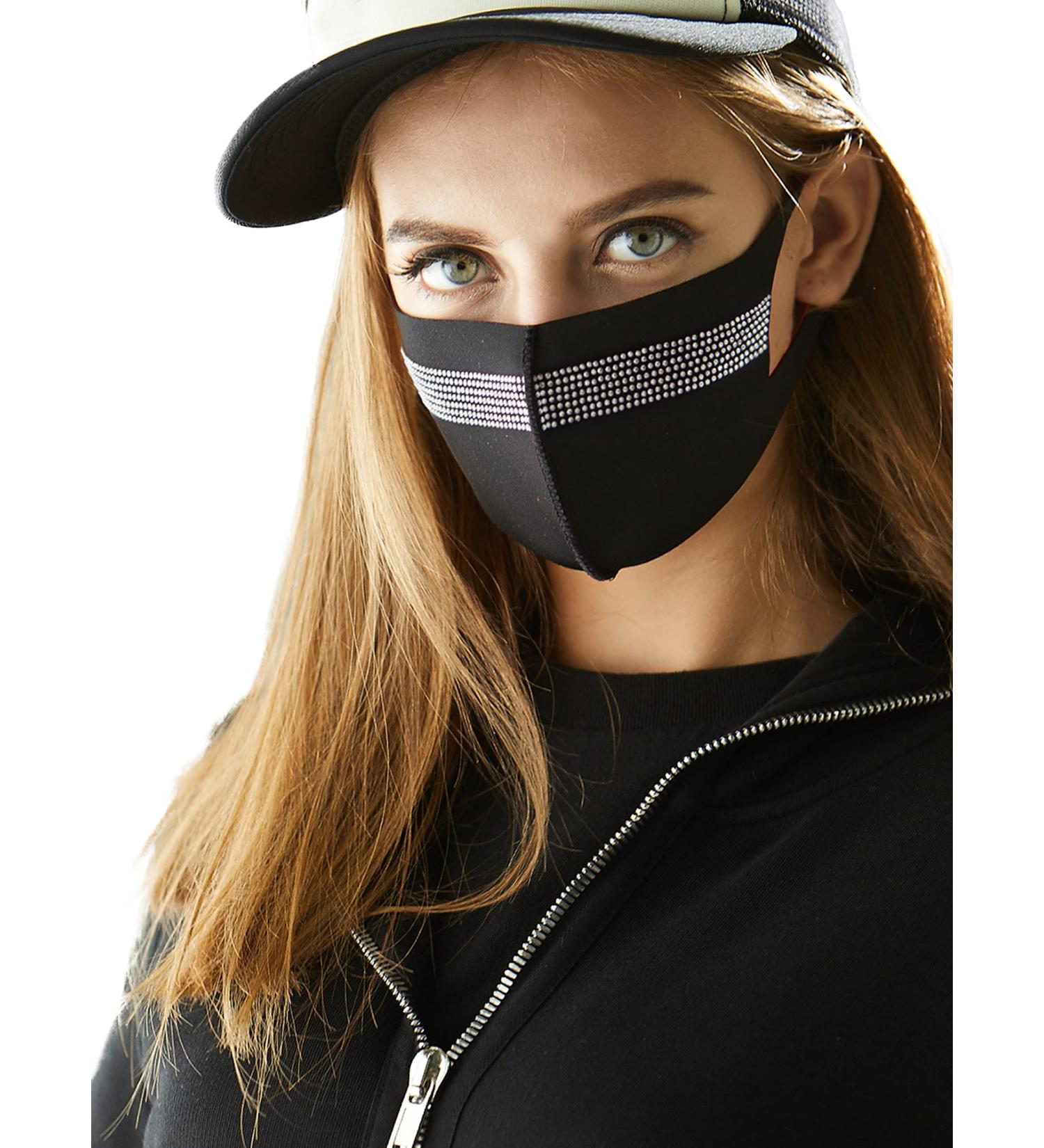 LOOKA Protective Fashion Crystal Mask - Washable Reusable & Comfortable | AG Astro Crystal (Medium) - International Shipping Available - Buy Online on GoSupps.com
