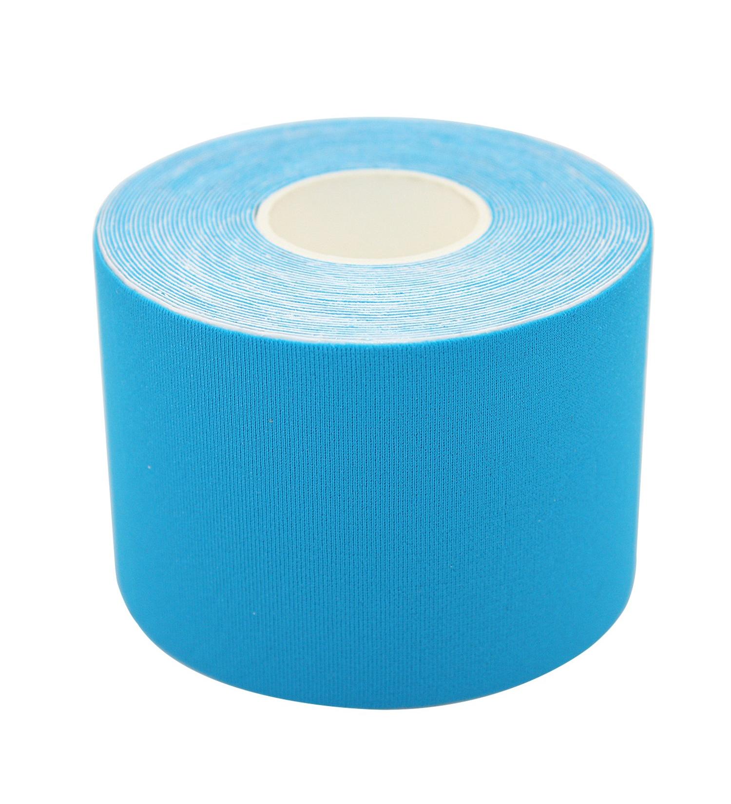 STpro 4 Way Stretch Elastic Waterproof Kinesiologie Tape 5 cm x 16.4 ft 1 Roll Blue 1 Roll Blue - Buy Online on GoSupps.com
