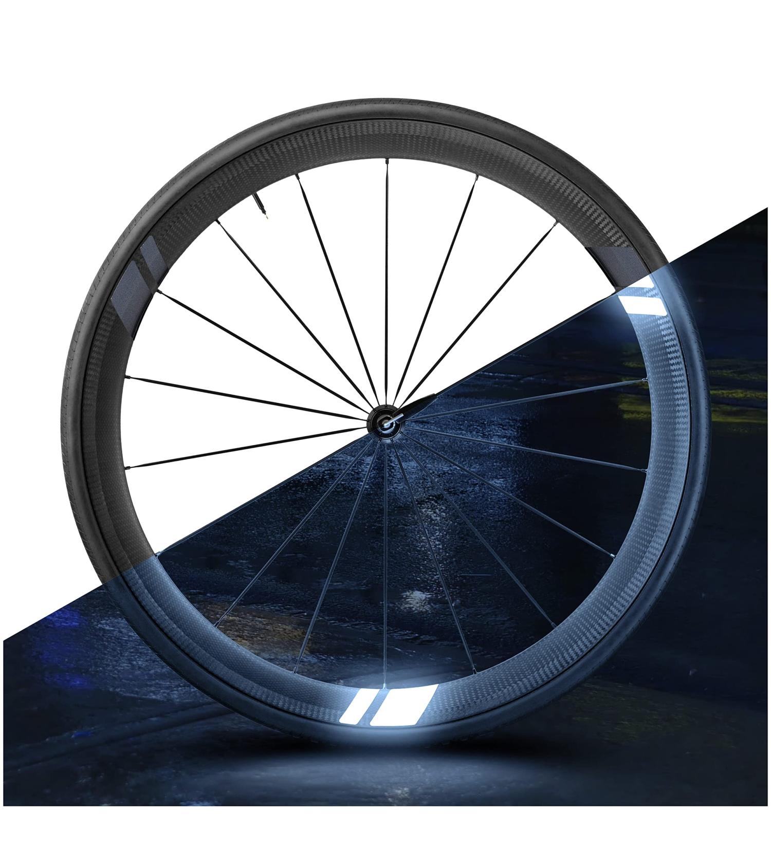 Buy Luxshield Bicycle Reflectors Stickers - Flash Arrow 12 Set for High Profile Bicycle Rim & Spoke Reflectors - Durable Reflective Black Foil Stickers for Safety - Buy Online on GoSupps.com
