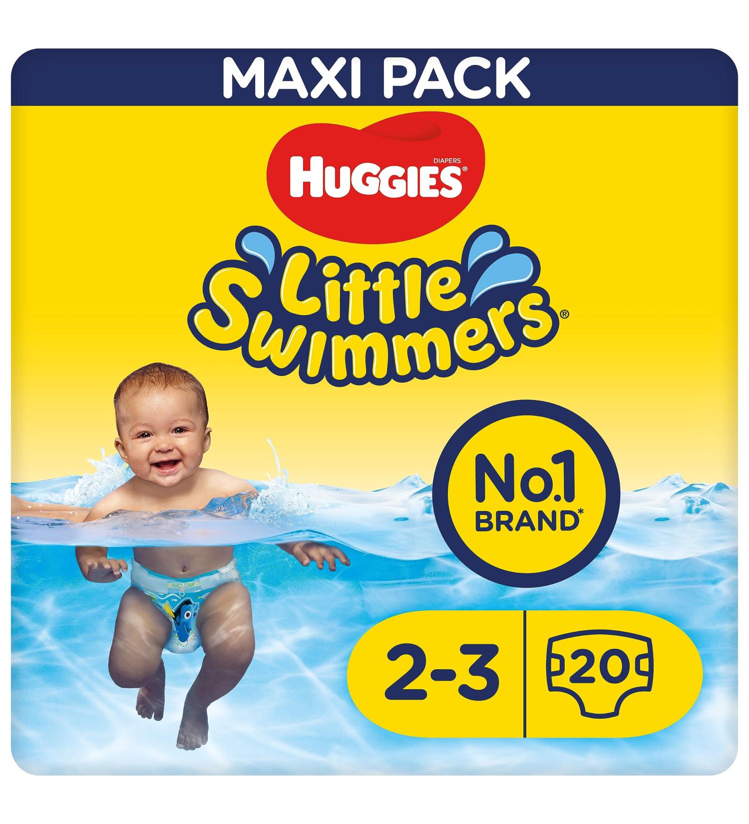 Huggies Little Swimmers Swim Diapers Size 2-3 (3-8 kg) - 20 Pack | Best International Shipping - Buy Online on GoSupps.com
