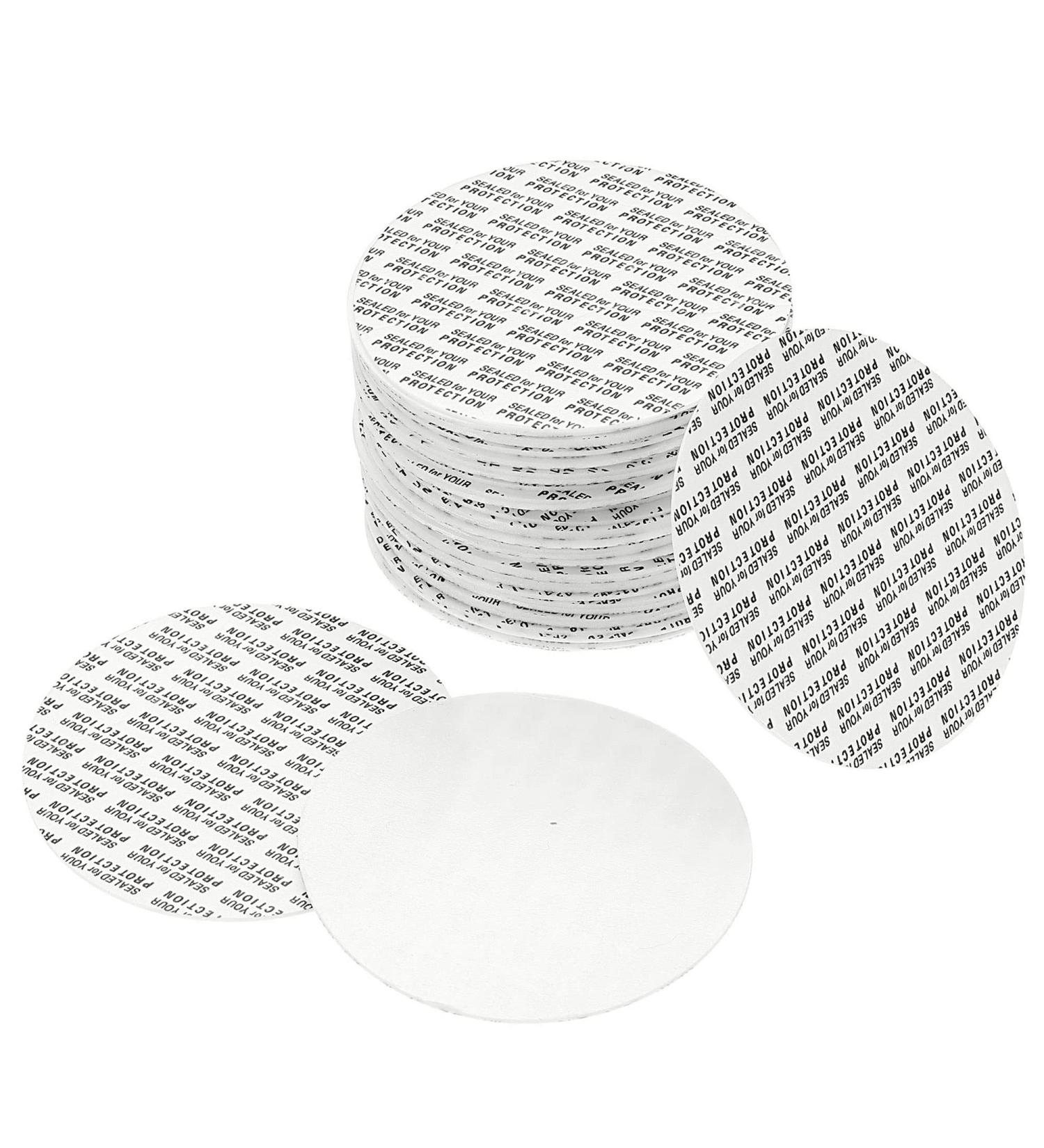 PATIKIL 89mm/3.5" Foam Lid Liner 50 Pack PS Foam Resistant Tamper Pressure Sensitive Seal for Bottle Cap Liners Seals - Buy Online on GoSupps.com