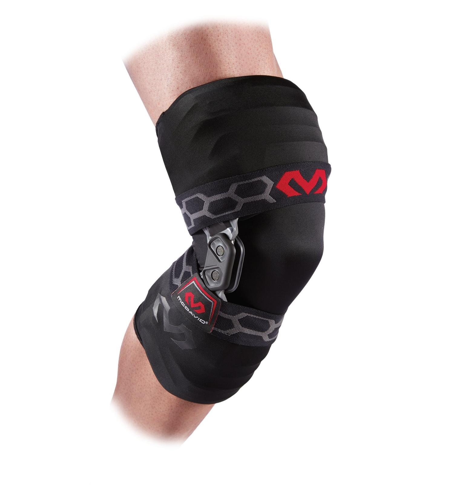 McDavid Bionic Knee Brace with Compression Sleeve - BIO-LOGIX Hinged Lateral Support for Knee Injuries and Pain Relief - Buy Online on GoSupps.com