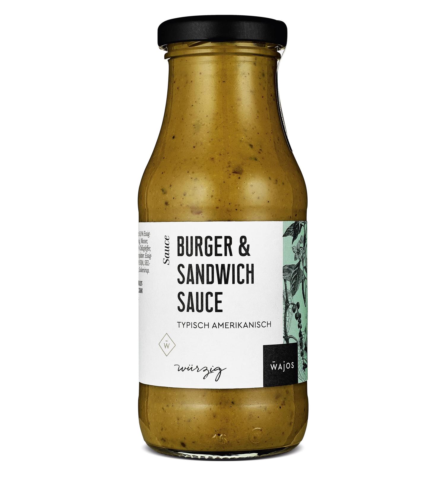 faces WAJOS Burger & Sandwich Sauce 245ml Burger sauce Grill sauce BBQ Sauce ideal for grilling cooking and refining Sauce for meat - Buy Online on GoSupps.com