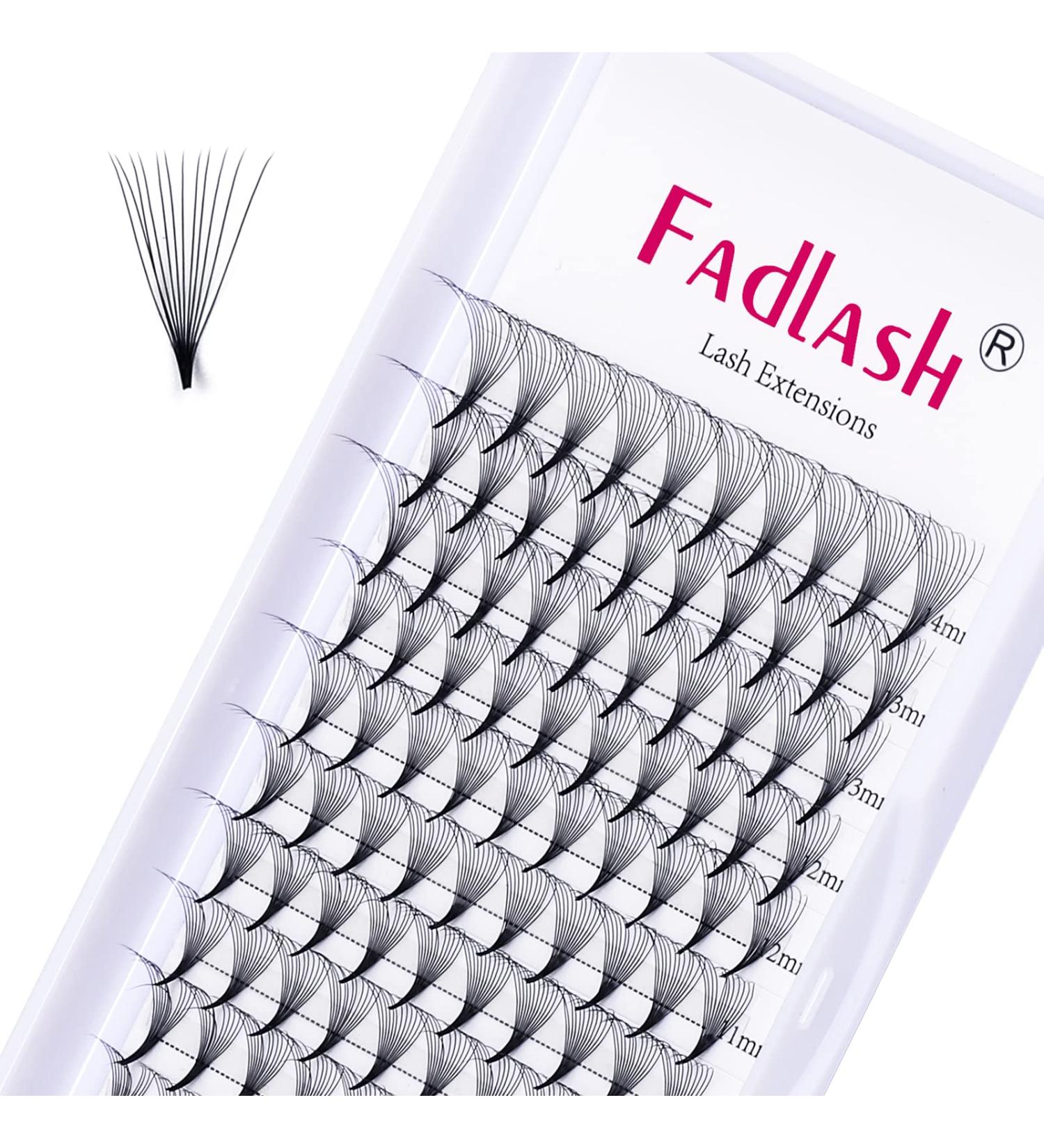 12D Russian Volume Eyelashes - C Curl 0.07mm 8-14mm Mixed Lengths for Extensions | Premium Bulled Lashes - Buy Online on GoSupps.com