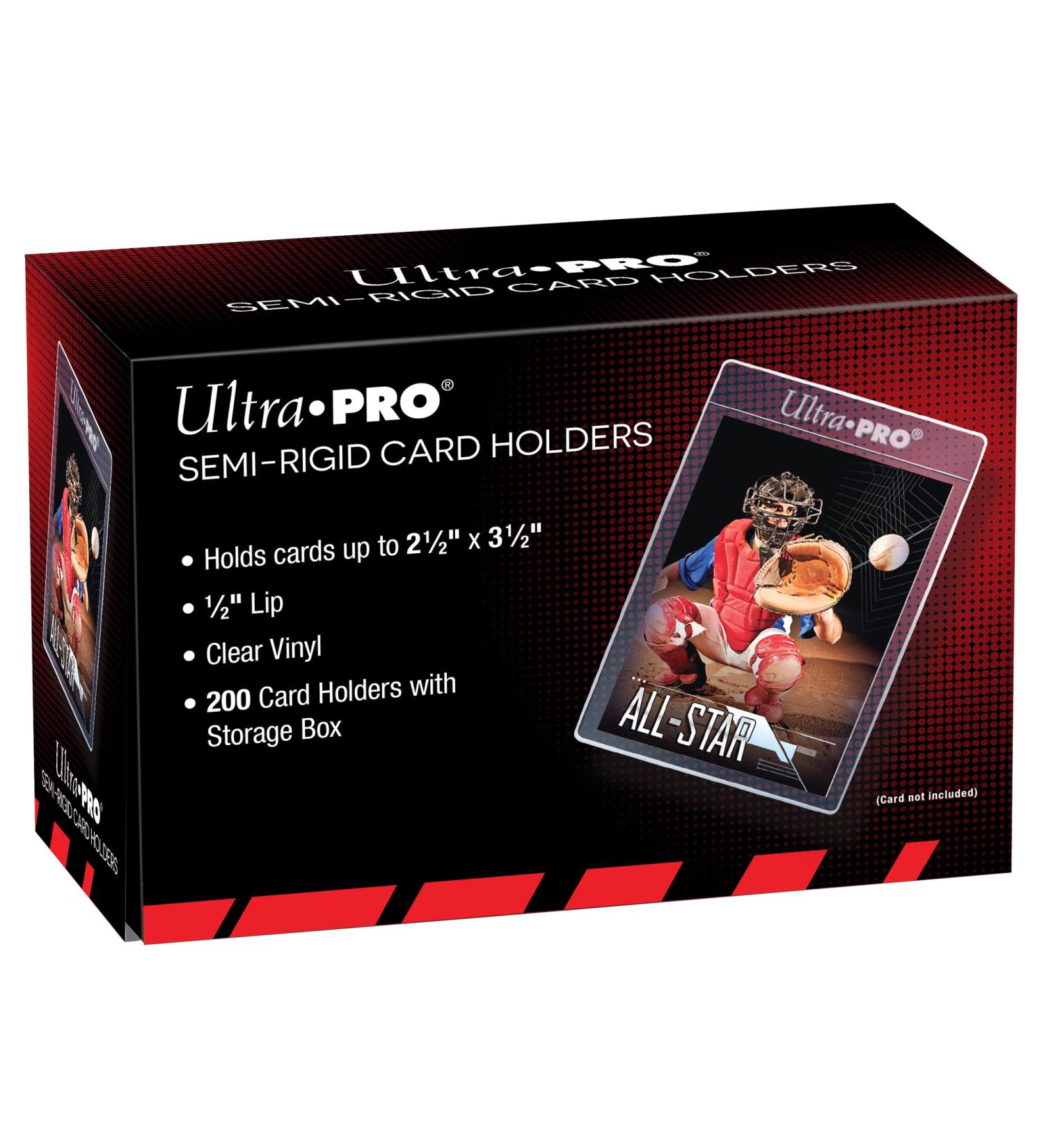 Ultra Pro 1/2 Lip Sleeves 200ct - Semi-Rigid Protection for Trading Cards - Buy Online on GoSupps.com