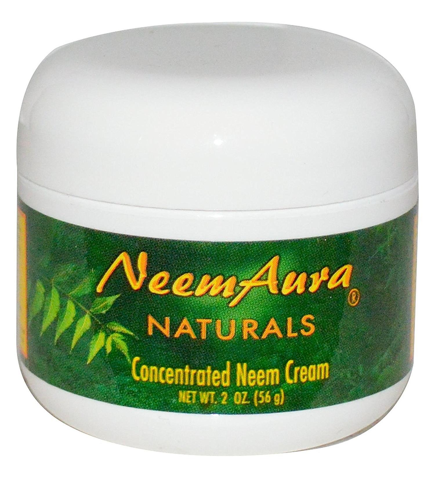 Neemaura Naturals Neem Cream with Aloe and Neem Oil 2 Oz