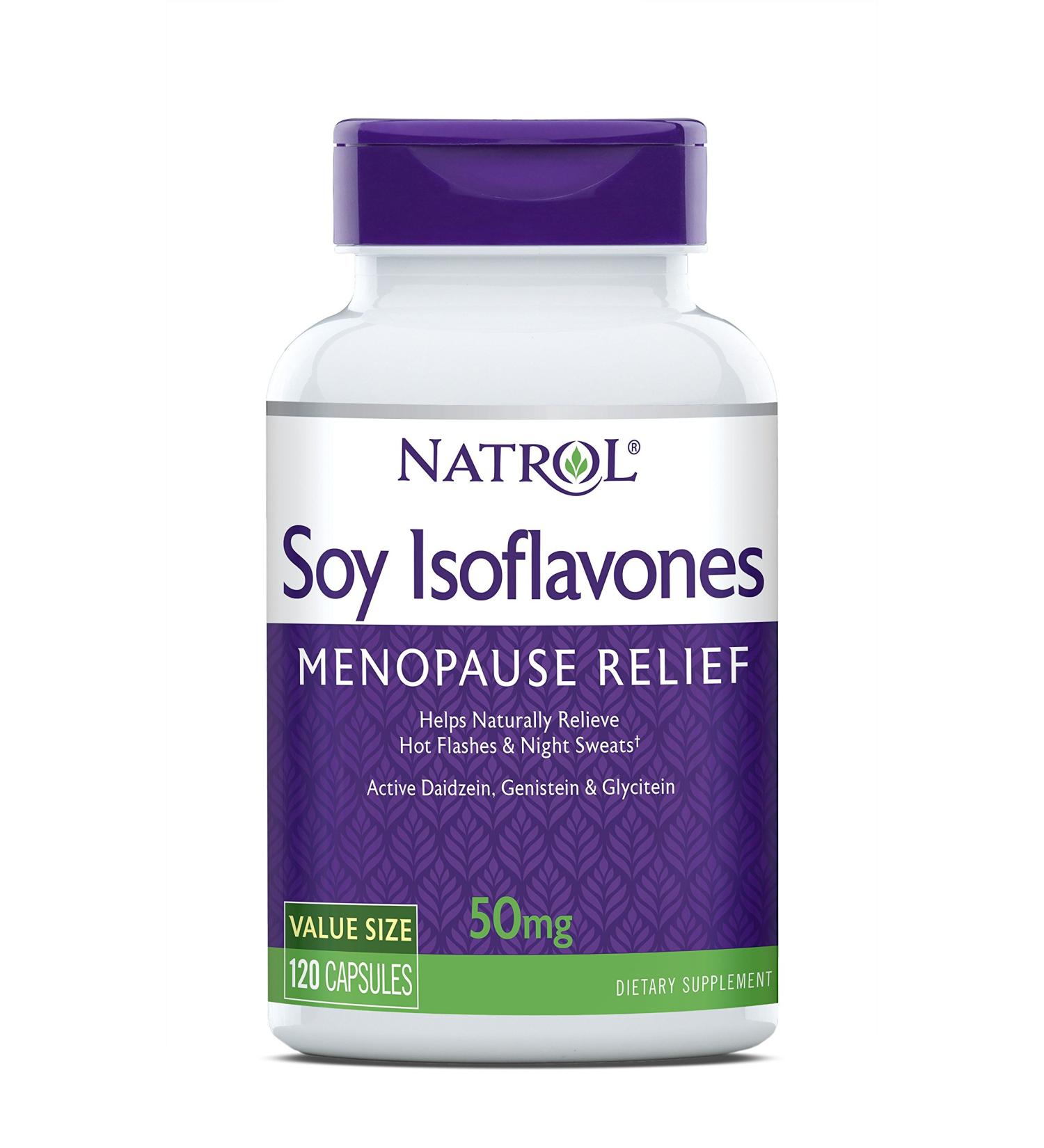 Natrol Women's Soy Isoflavones - 120 Capsules | Hormonal Balance Support - Buy Online on GoSupps.com