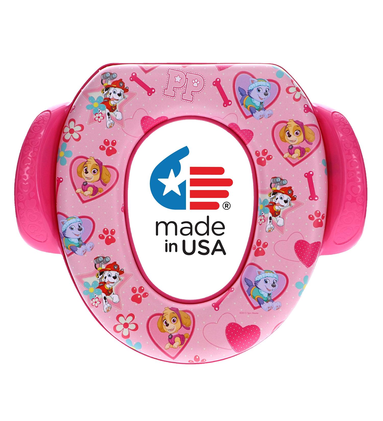 Paw Patrol Skye and Everest Soft Potty Seat - Pink | Toilet Training Seat for Kids - Buy Online on GoSupps.com
