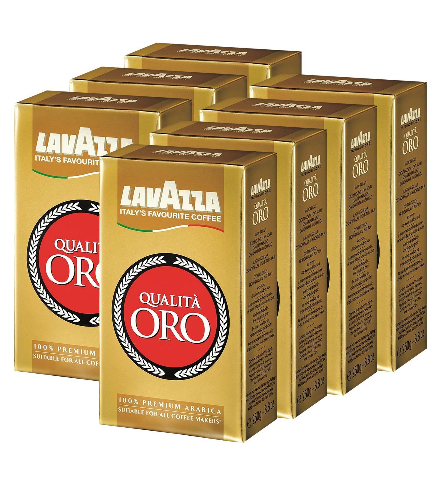  Lavazza Lavazza Coffee Qualit ORO Ground Coffee (7 x 250 g) - Buy Online on GoSupps.com