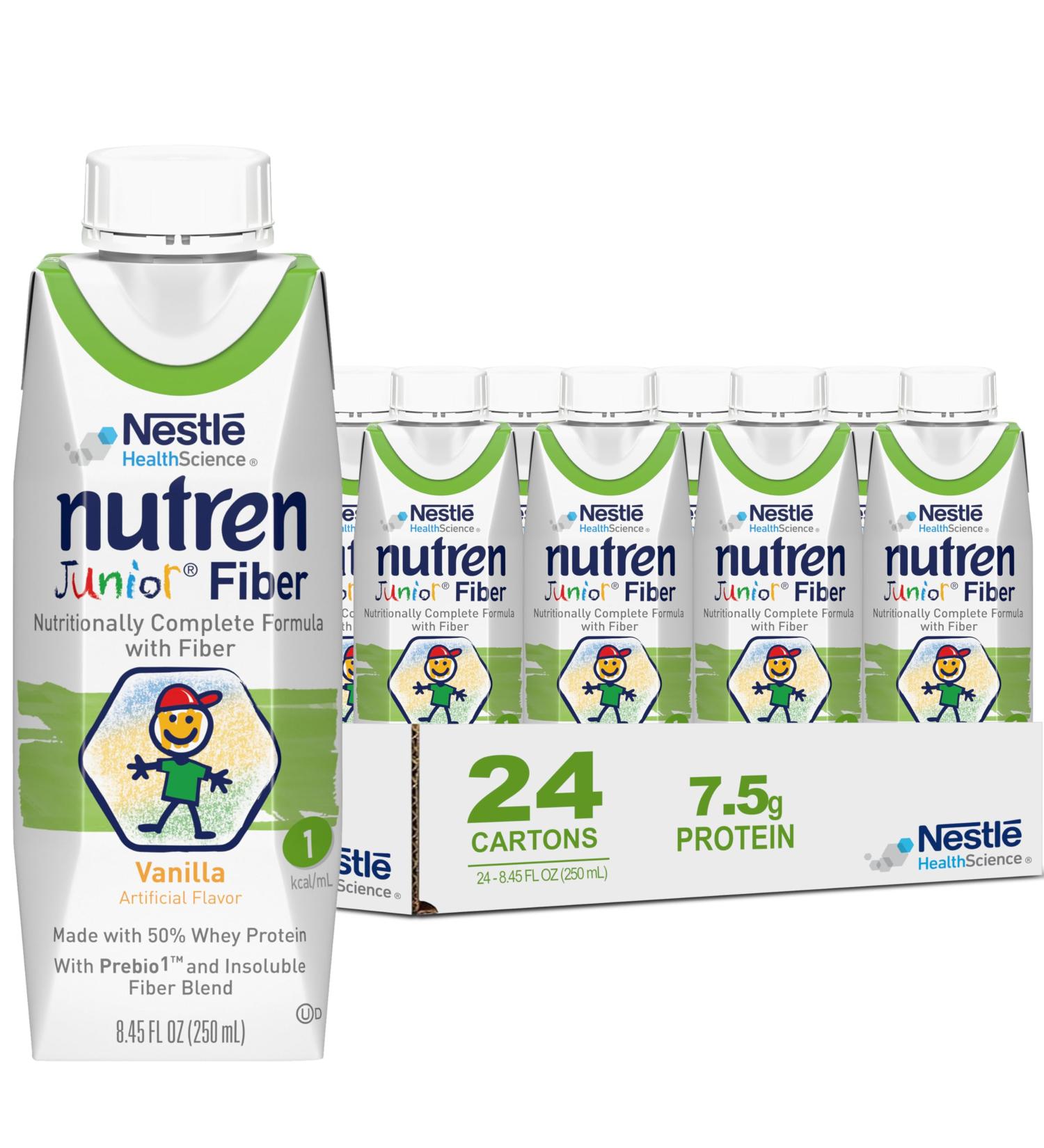 Nutren Junior Fiber Vanilla 24 Count