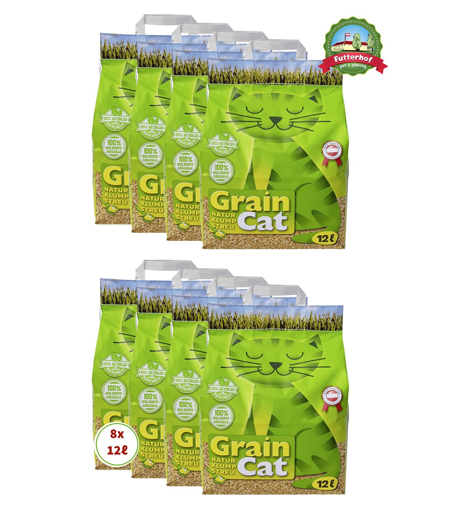 Grain Cat Natural Clumping Cat Litter - 96L Eco-Friendly & Odor Control | International Shipping Available - Buy Online on GoSupps.com