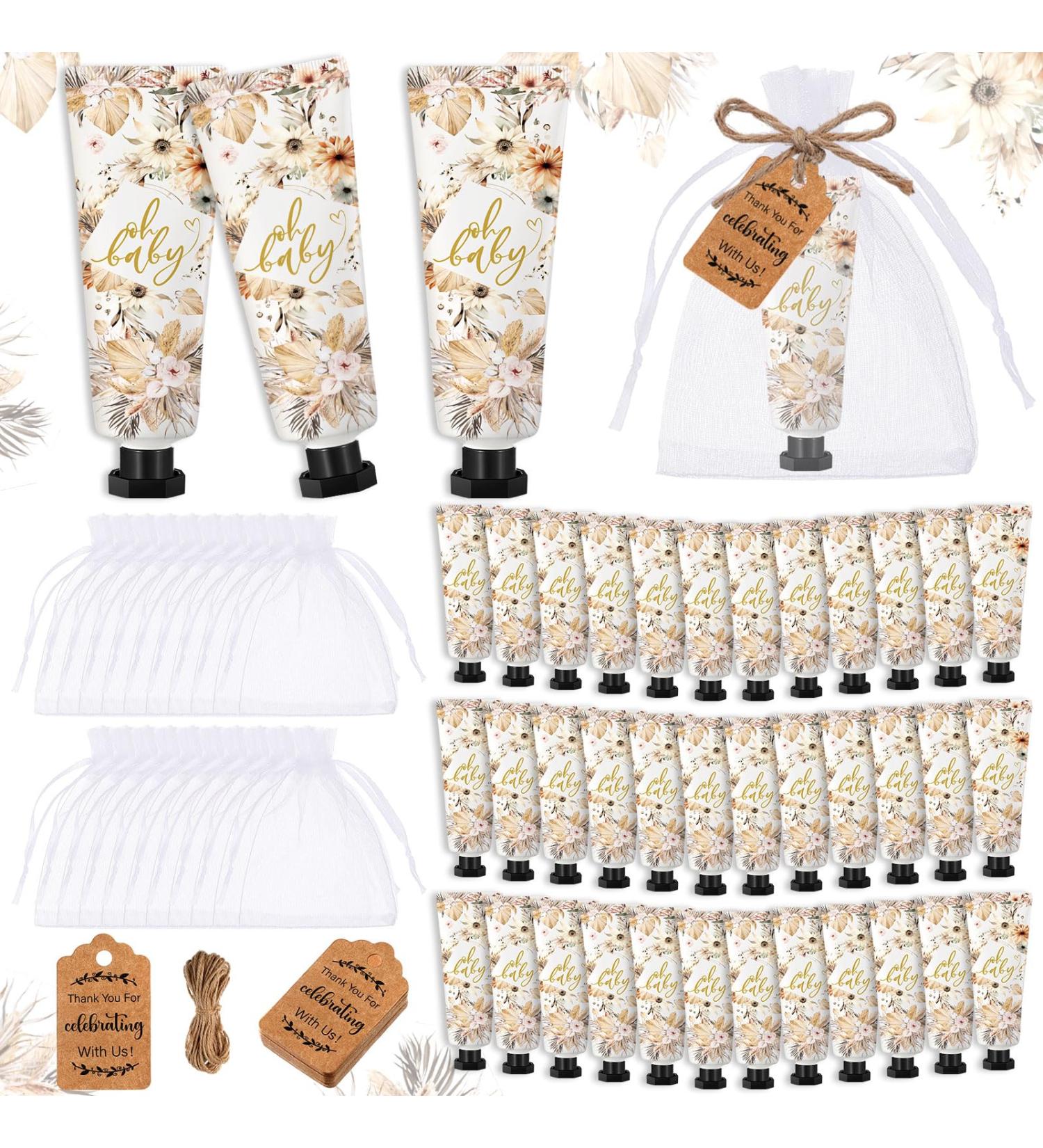 48 Sets Baby Shower Hand Cream Favors | Bulk Travel Size Lotion | Perfect for Weddings & Holidays | Boho Gift Ideas - Buy Online on GoSupps.com
