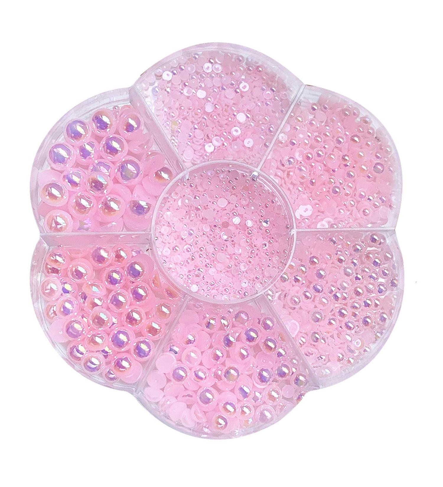 Fashion Half Beads Nail Art Decorations In Various Show Your Charm For Women And Girls Nail Art Accessories - Buy Online on GoSupps.com