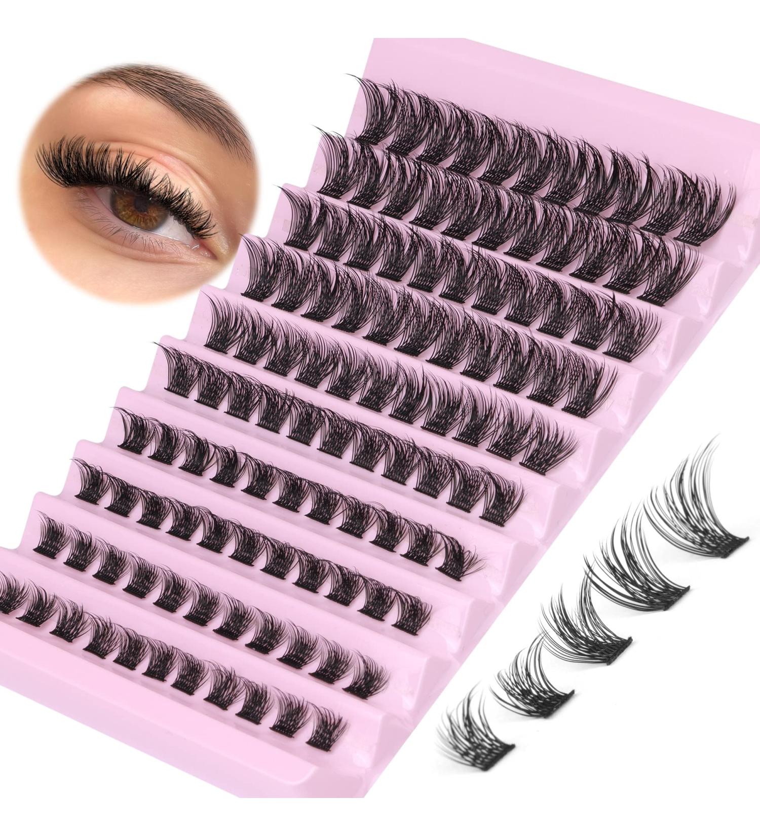 Eyelash Extensions - 120 Pcs DIY Individual Cluster Fake Lashes Set 8-16mm by Lvmixwig L01 | International Shipping Available - Buy Online on GoSupps.com