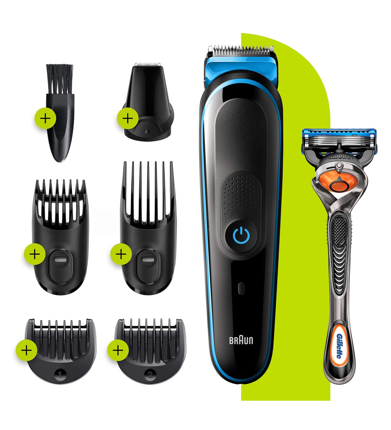 Buy Braun MGK3245 Hair Trimmer/Clipper - Black Blue | Best International Shipping - Buy Online on GoSupps.com