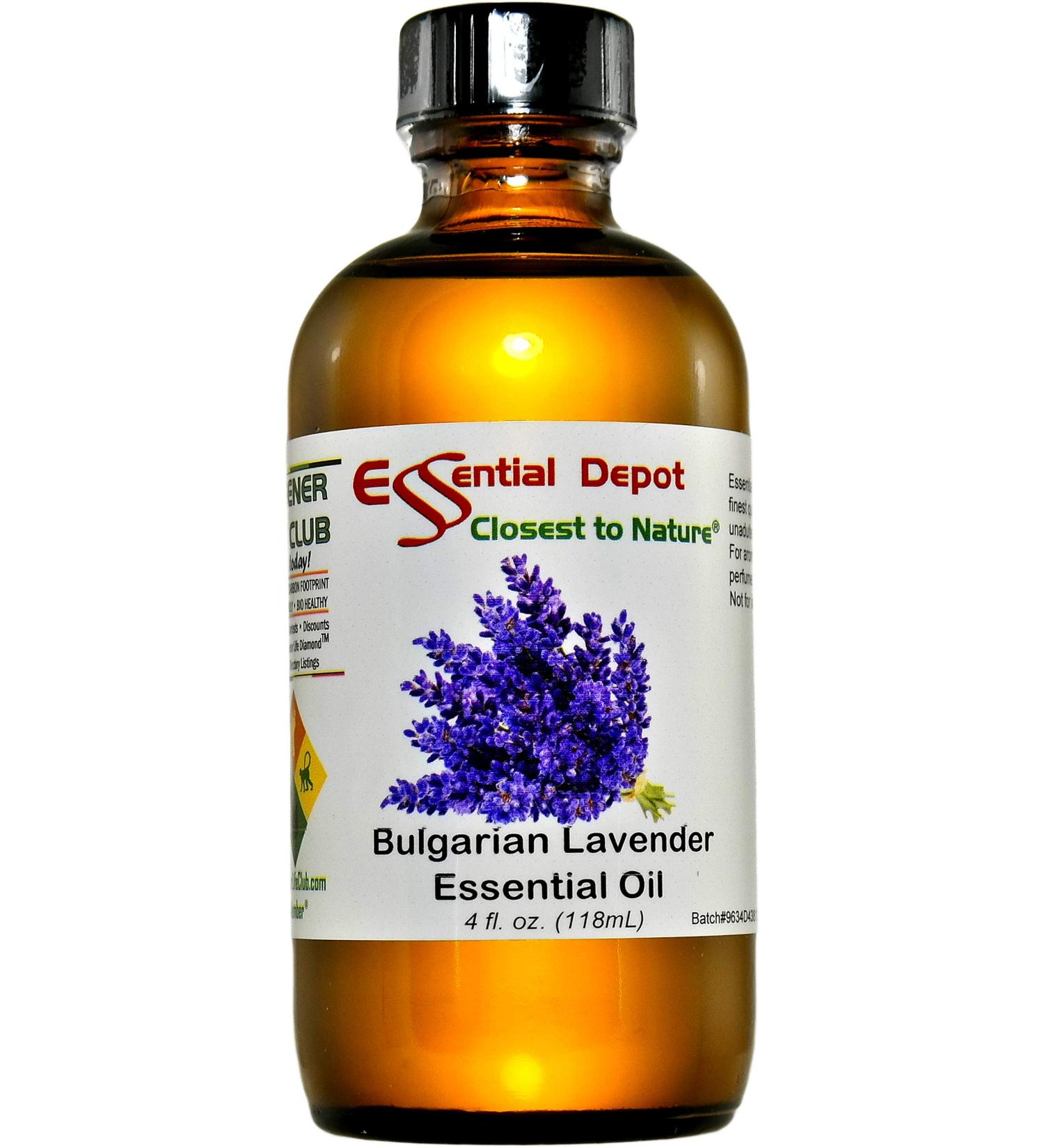 Bulgarian Lavender Essential Oil - 4 oz | GC/MS Tested | Skin Safe | Amber Glass Bottle | International Shipping - Buy Online on GoSupps.com